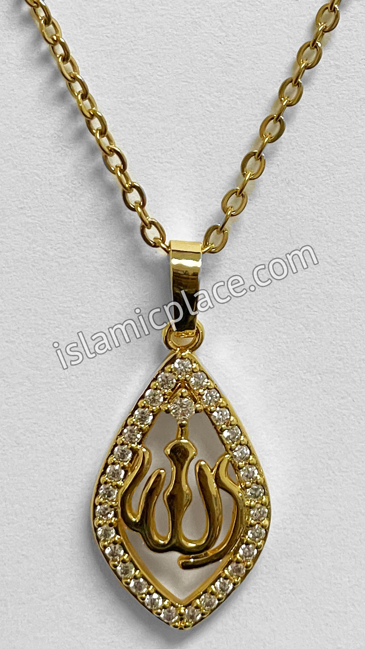 Gold Allah Stainless Steel Necklace - jp20