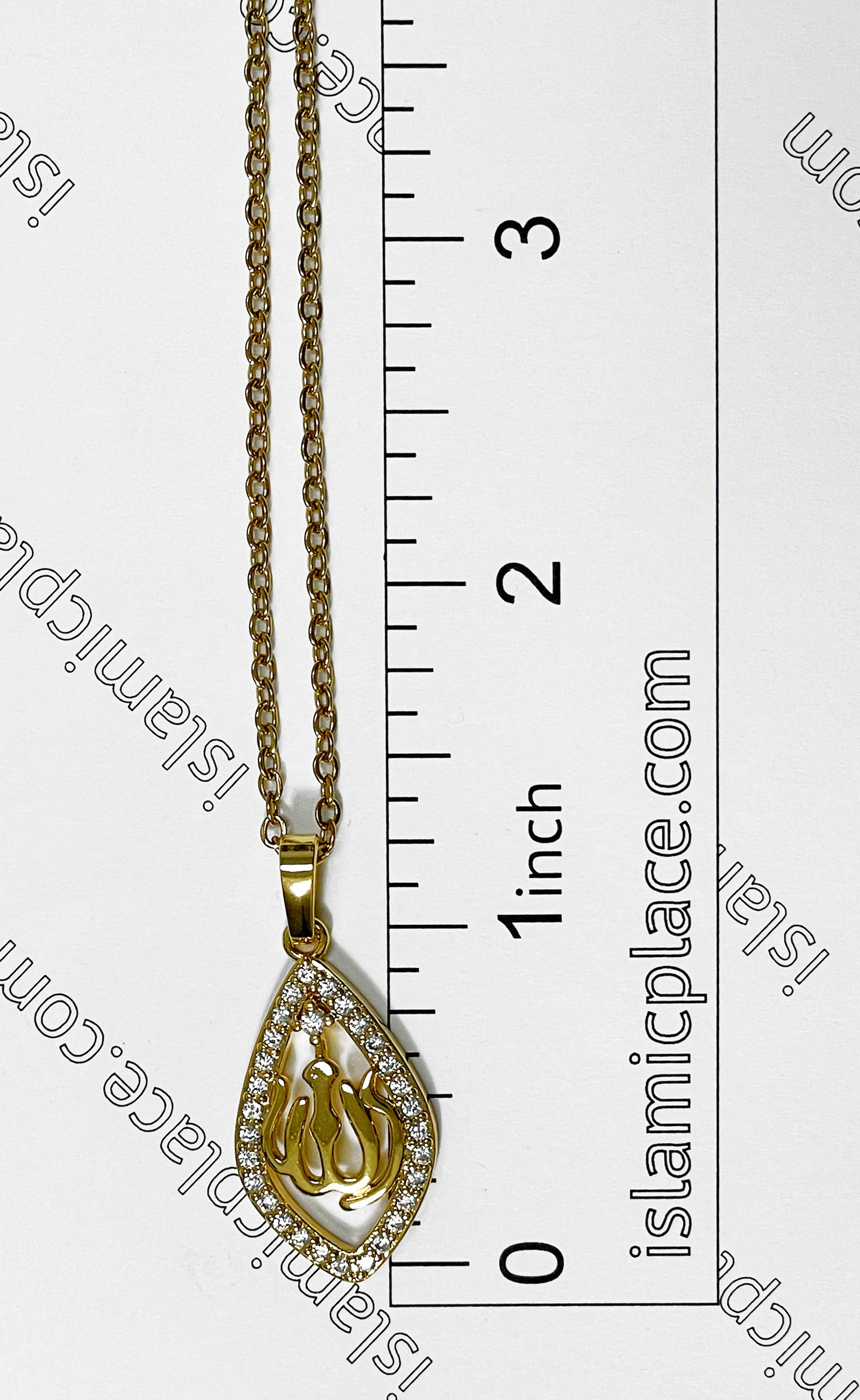 Gold Allah Stainless Steel Necklace - jp20