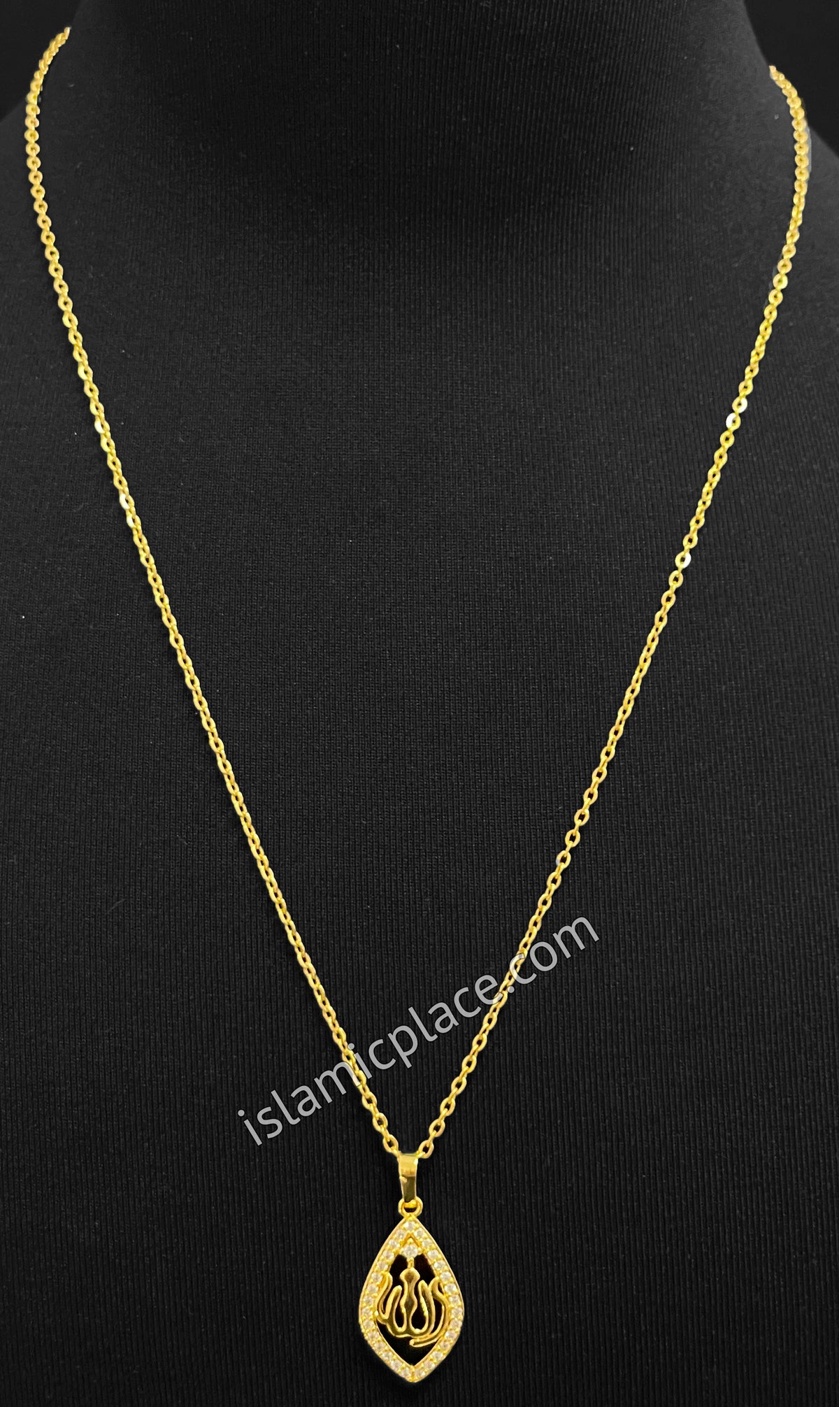 Gold Allah Stainless Steel Necklace - jp20