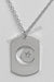 Silver Crescent Moon and Star Stainless Steel Necklace - jp29
