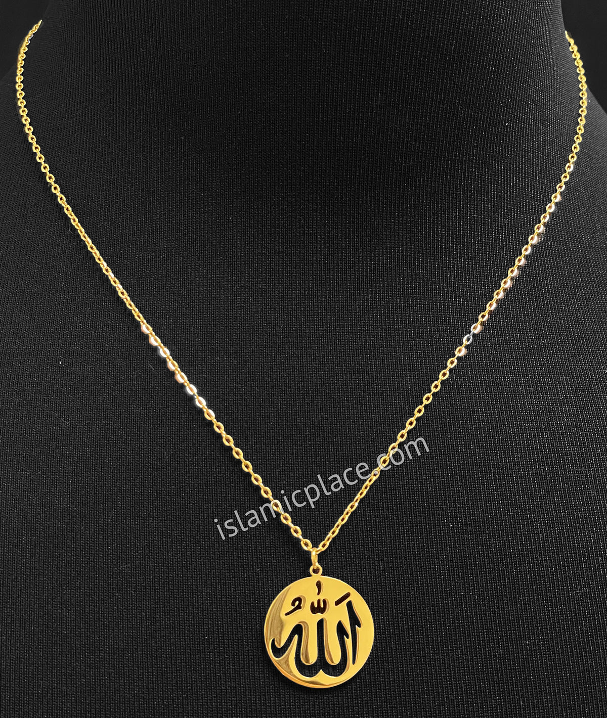 Gold Allah Stainless Steel Necklace - jp30
