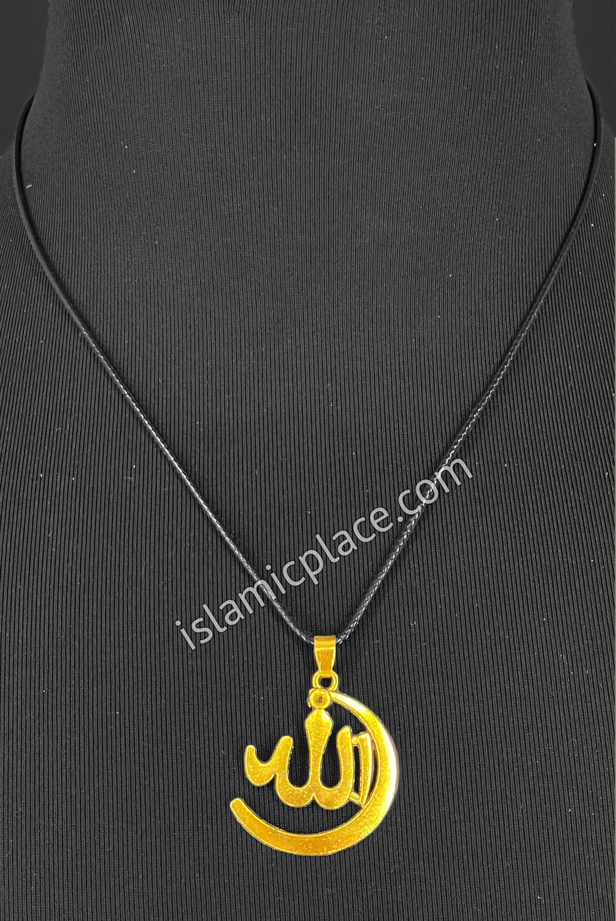 Gold Allah Stainless Steel Necklace - jp34-Gold