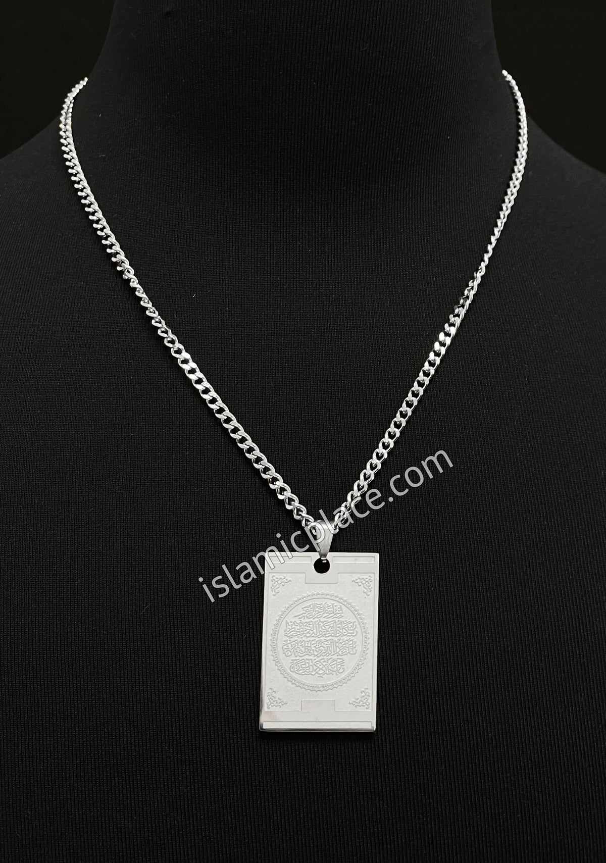 Arabic Script from the Quran Stainless Steel Necklace - jp6