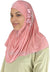 Rose Gold - Roses in a Row Teen to Adult (Large) Hijab Al-Amira (1-piece style) - Design 11