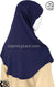 Navy Blue - Plain Teen to Adult (Large) Hijab Al-Amira (1-piece style)