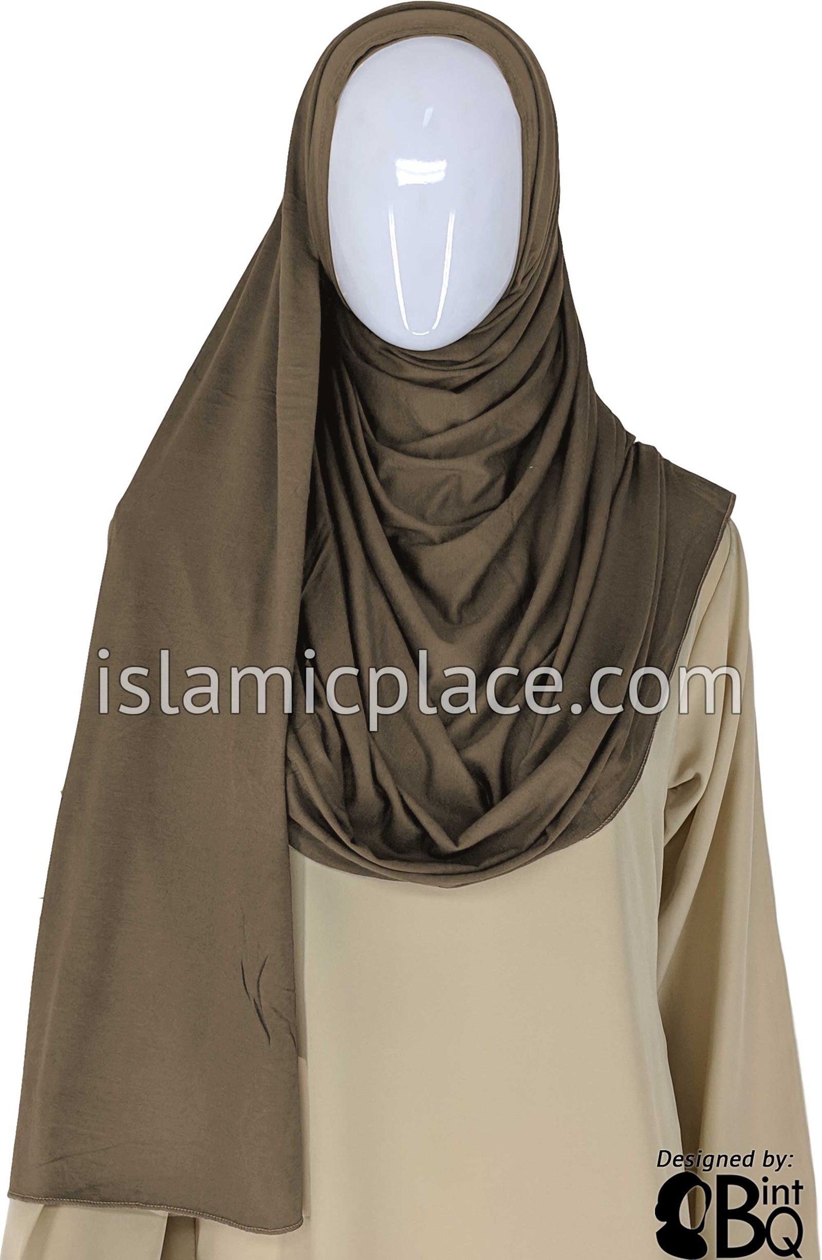 Bark Plain - Jamila Jersey Shayla Long Rectangle Hijab 30"x70"