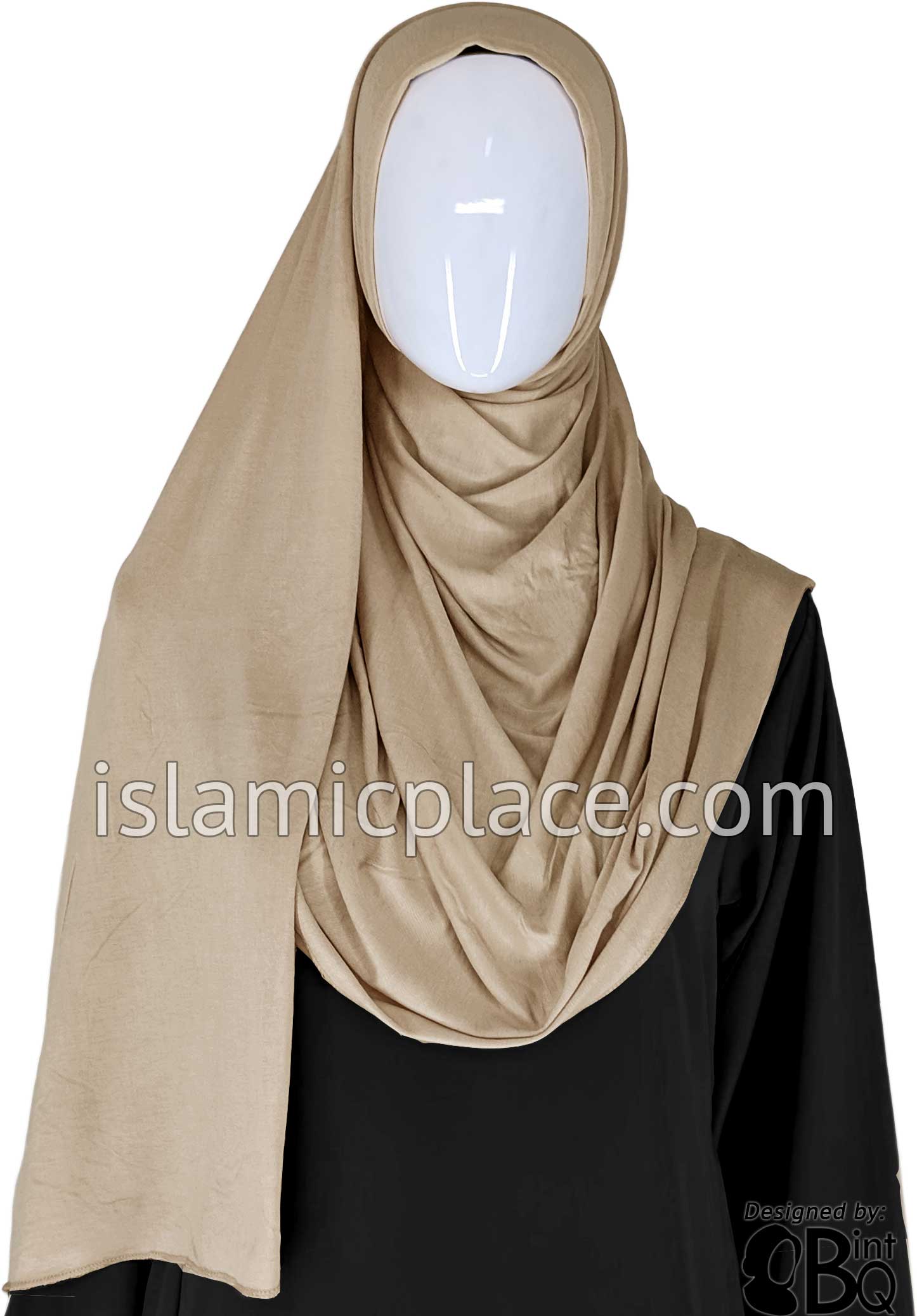 Oyster Plain - Jamila Jersey Shayla Long Rectangle Hijab 30"x70"