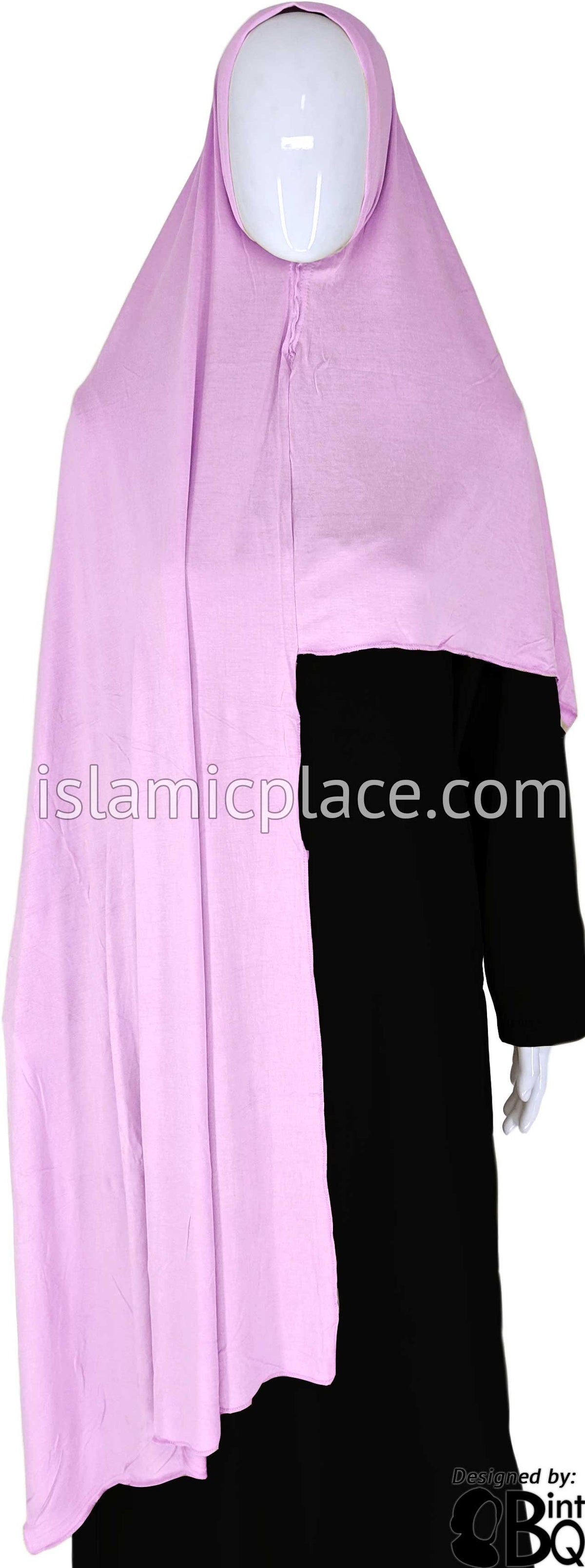 Lavender Plain - Easy Aisha Jersey Shayla Long Rectangle Hijab 30"x70"