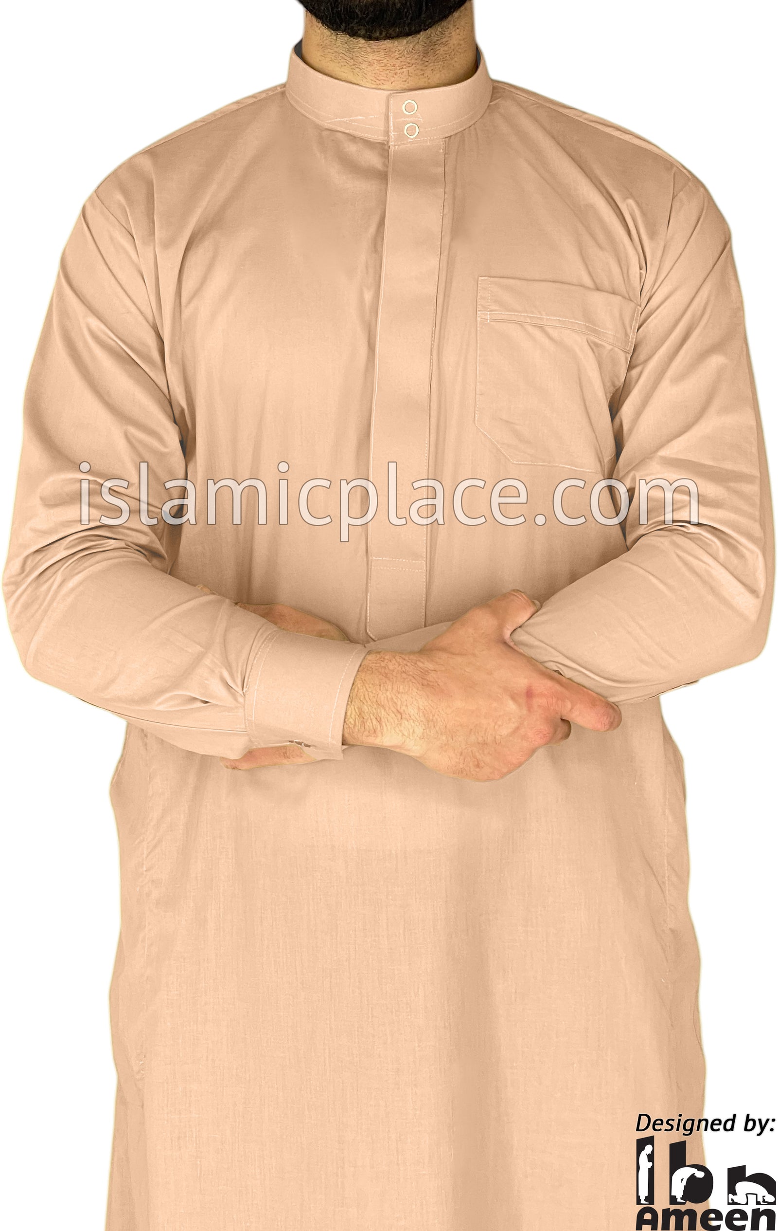 Salmon - Men Saudi Ad-Daffah LT Thob by Ibn Ameen - IA3