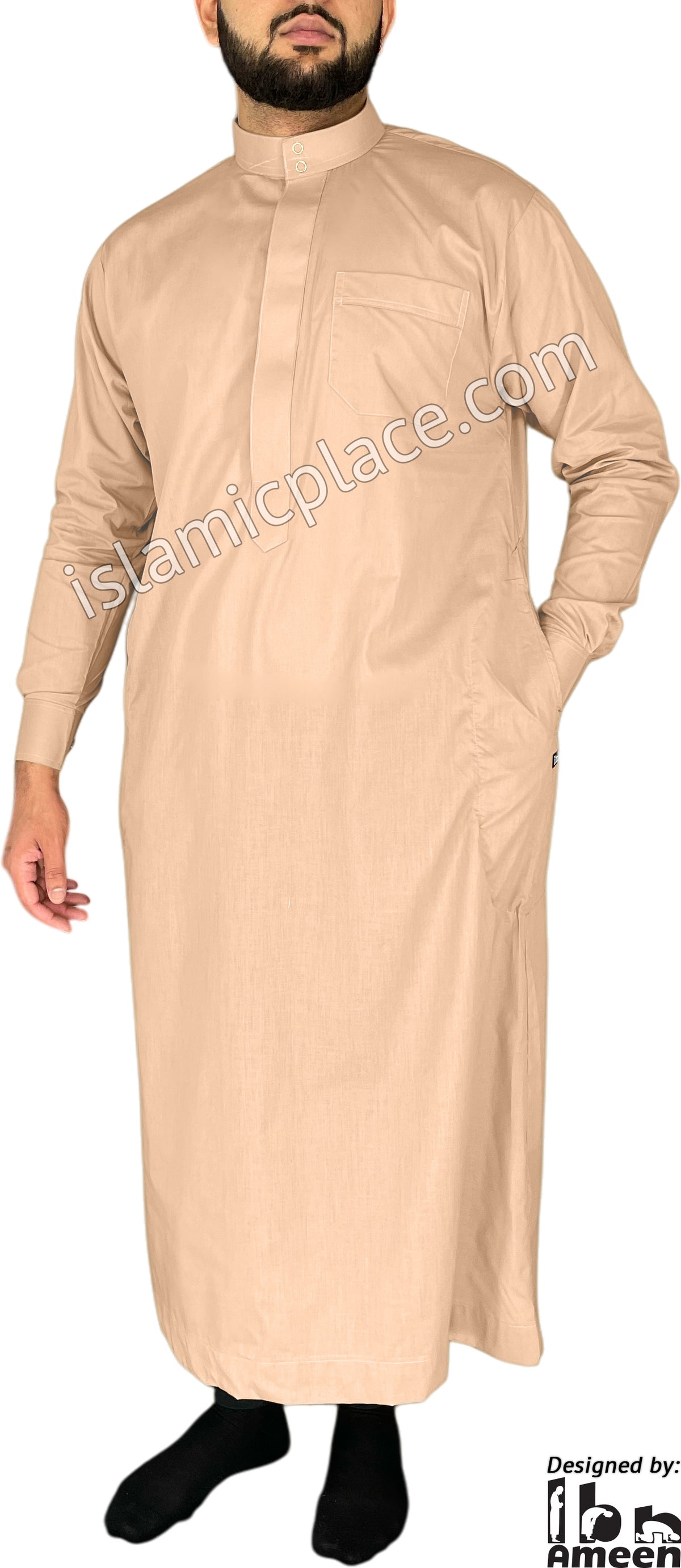 Salmon - Men Saudi Ad-Daffah LT Thob by Ibn Ameen - IA3