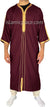 Burgundy - Qasim Style Short Sleeve Thob