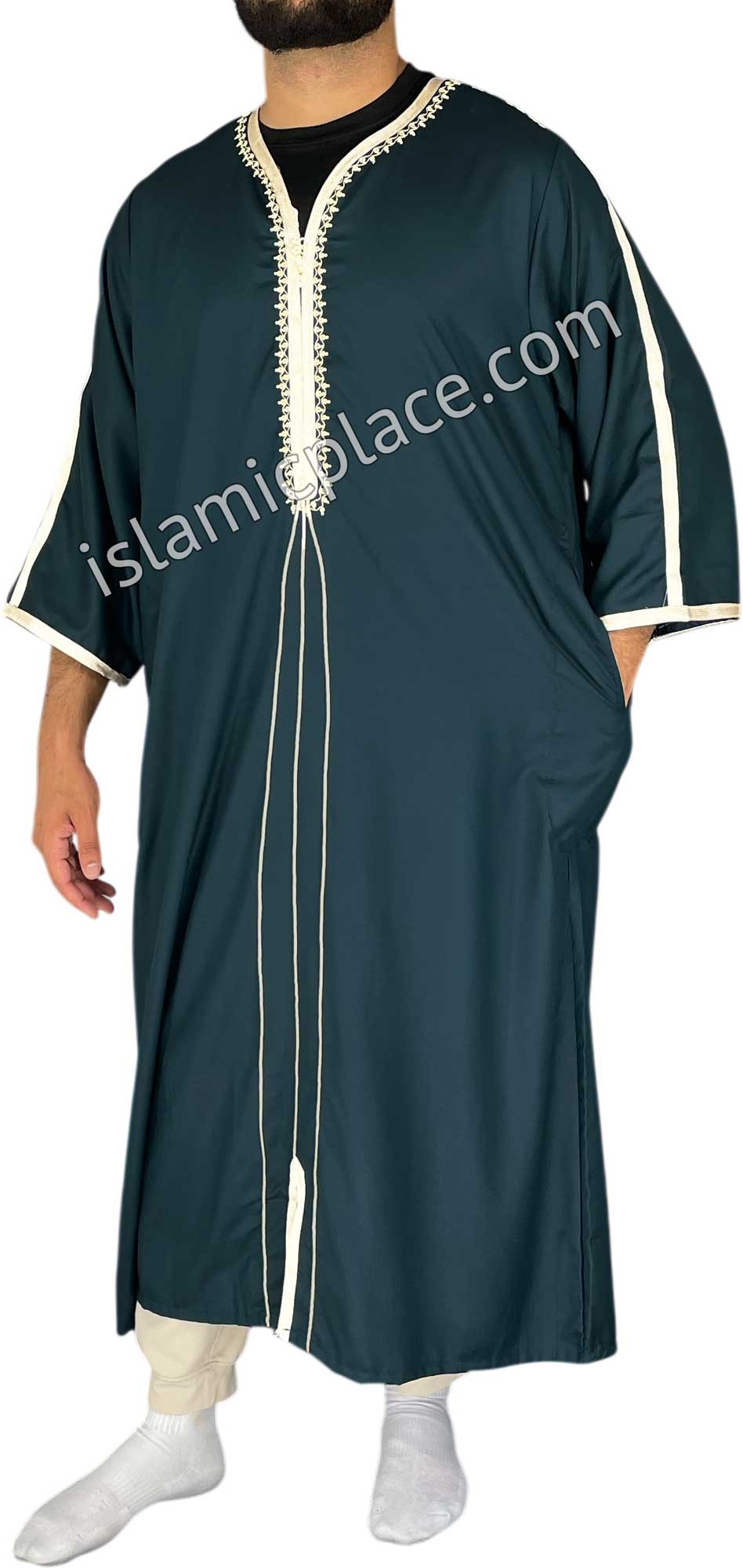 Noval Gray - Qasim Style Short Sleeve Thob