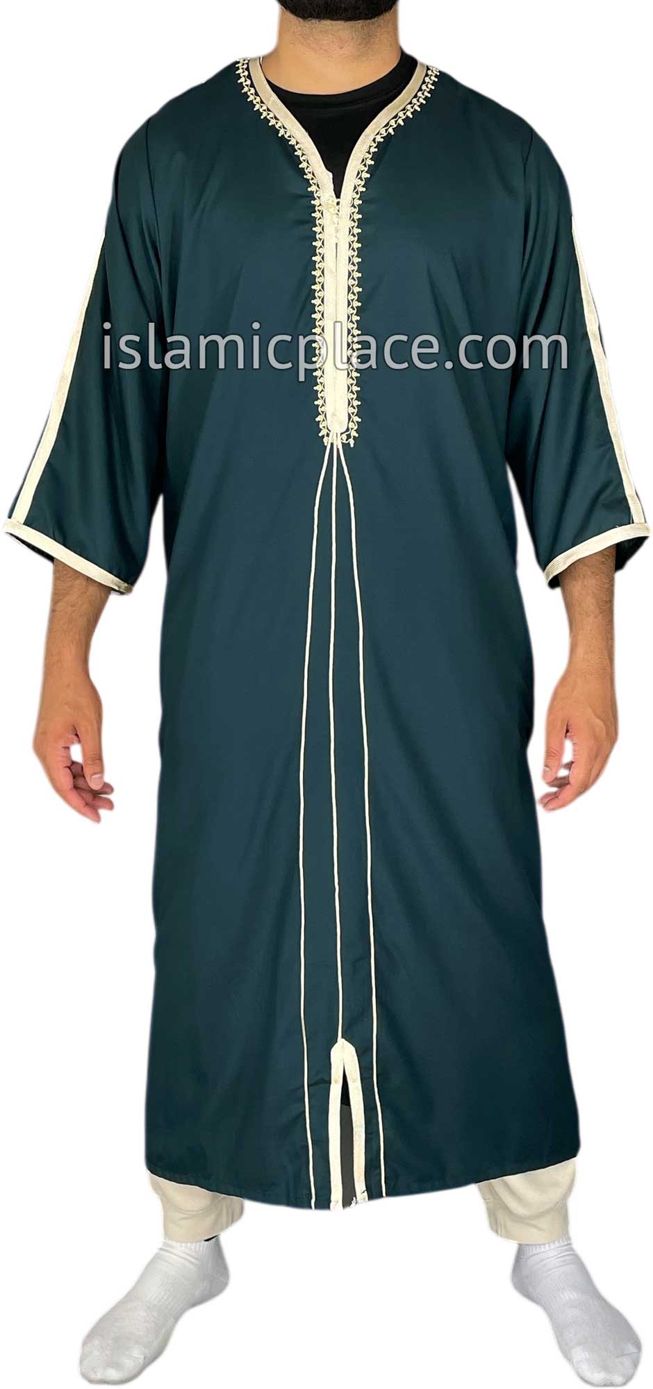 Noval Gray - Qasim Style Short Sleeve Thob