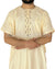 Cream - Rashad Style Short Sleeve Thob