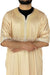 Cream - Saad Style Short Sleeve Thob