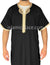 Black - Ubaid Style Short Sleeve Thob