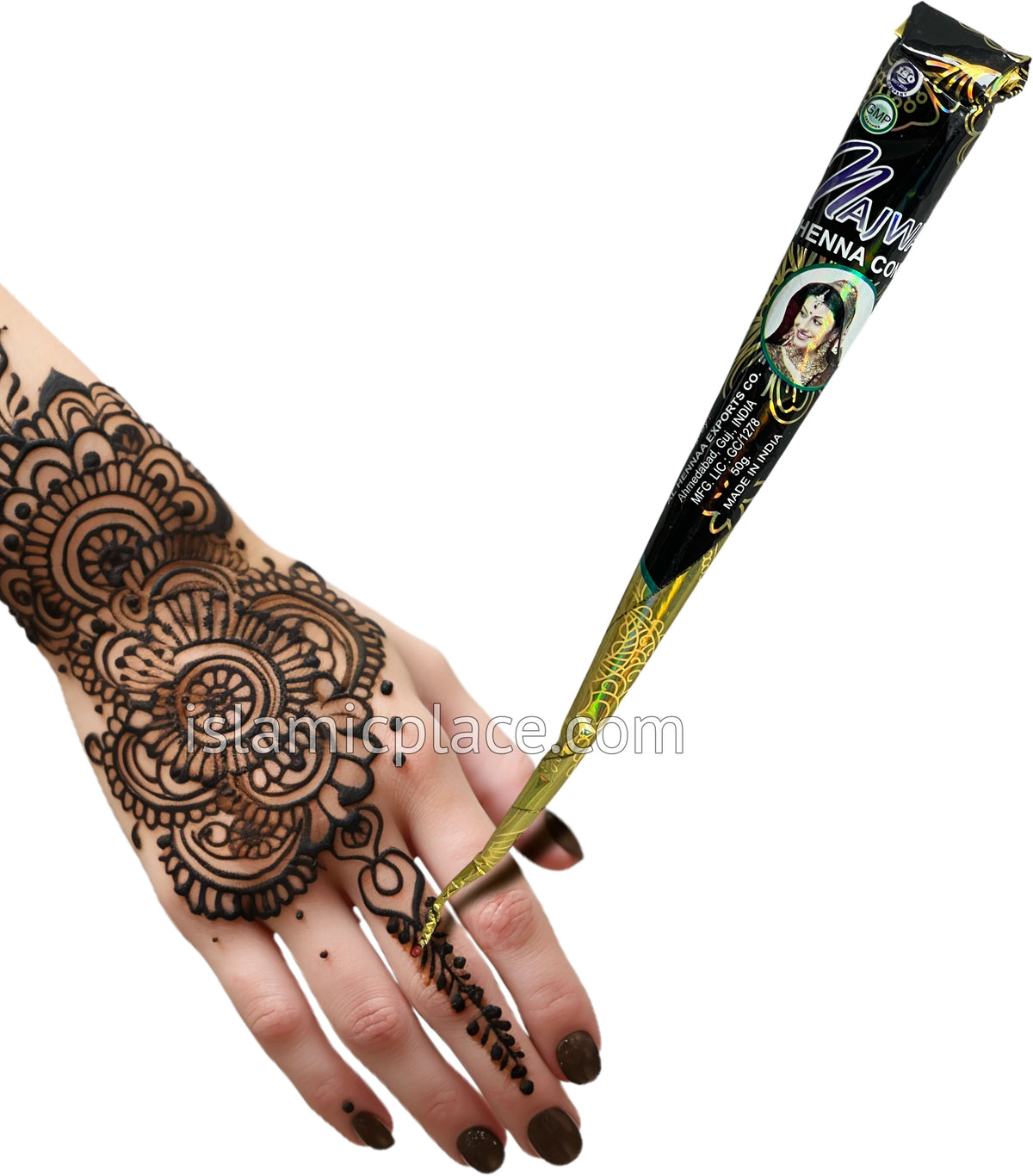 Black - Najwa Henna Cone Henna Paste