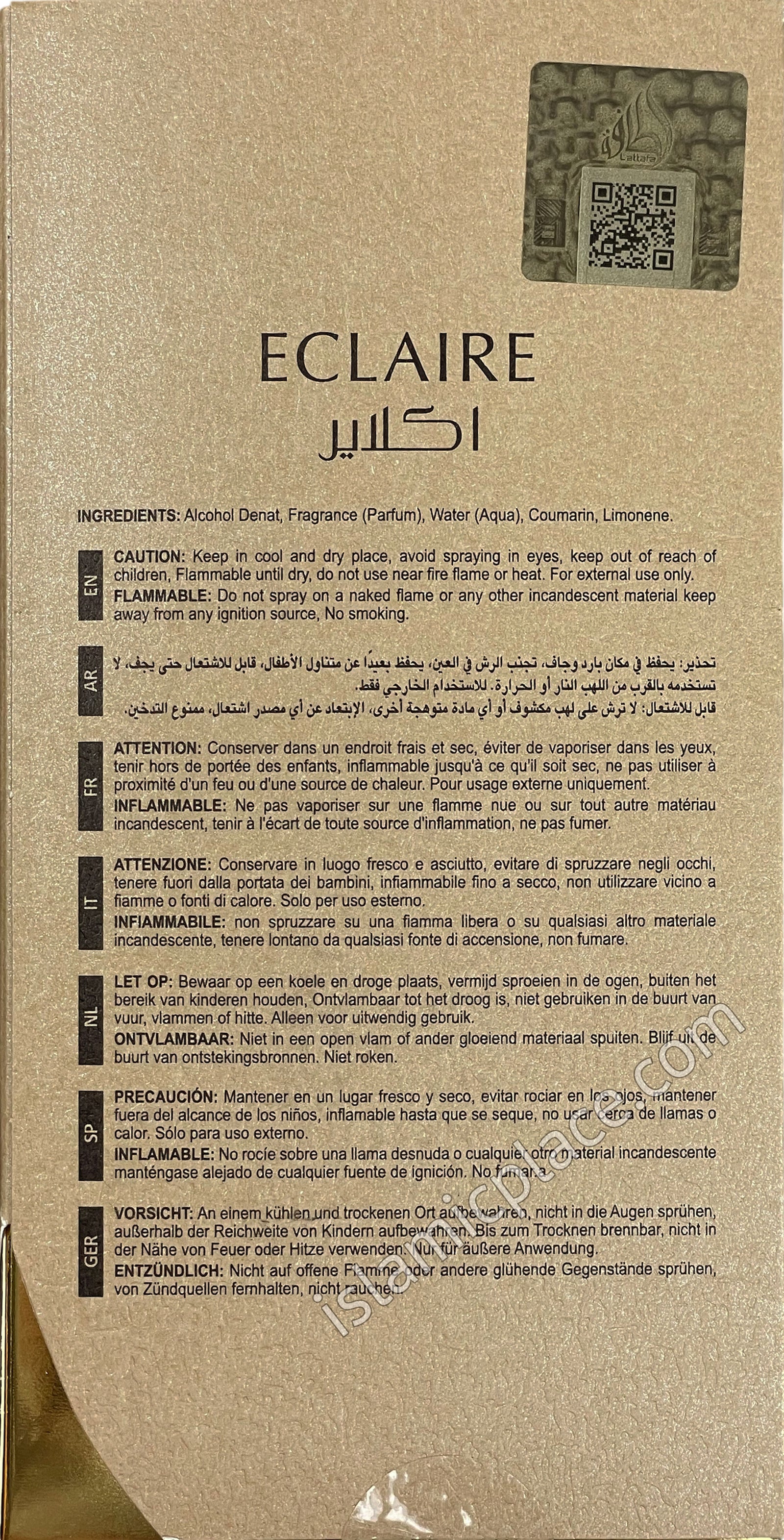 Eclaire - Perfume by Lattafa 100ml