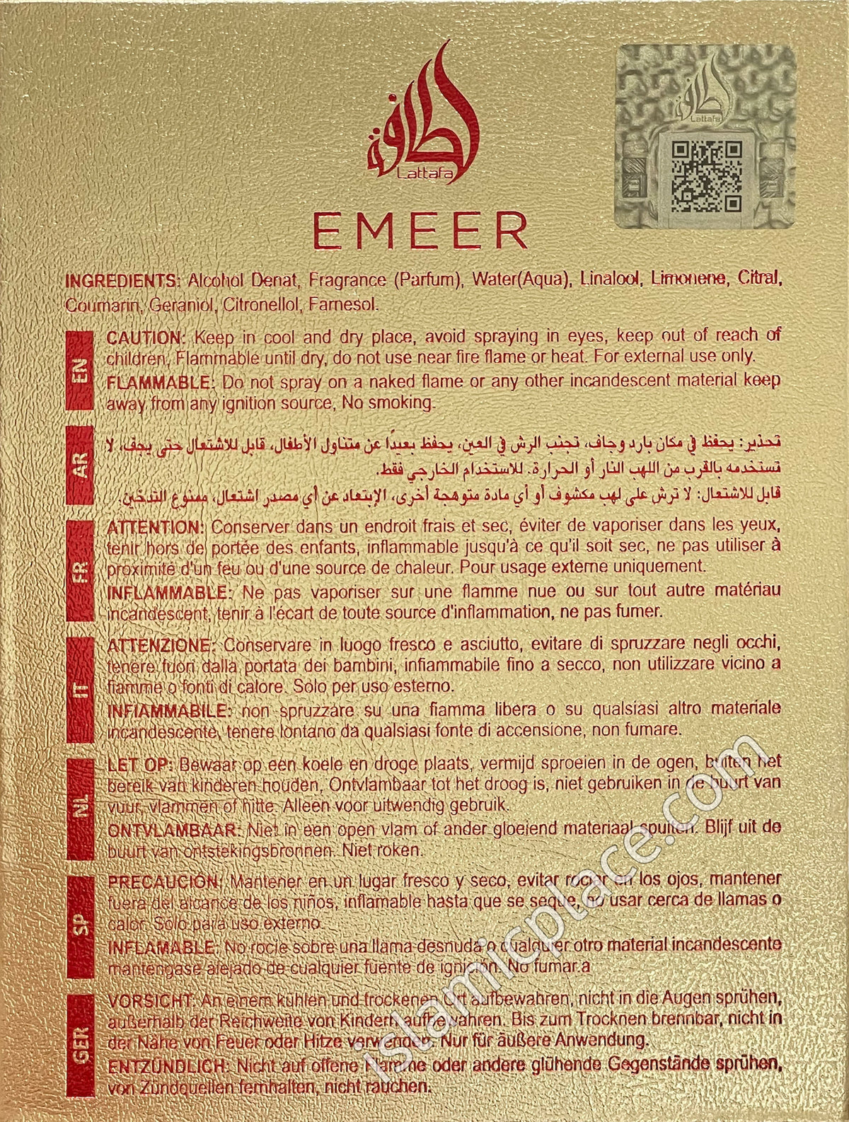 Emeer - Perfume by Lattafa 100ml