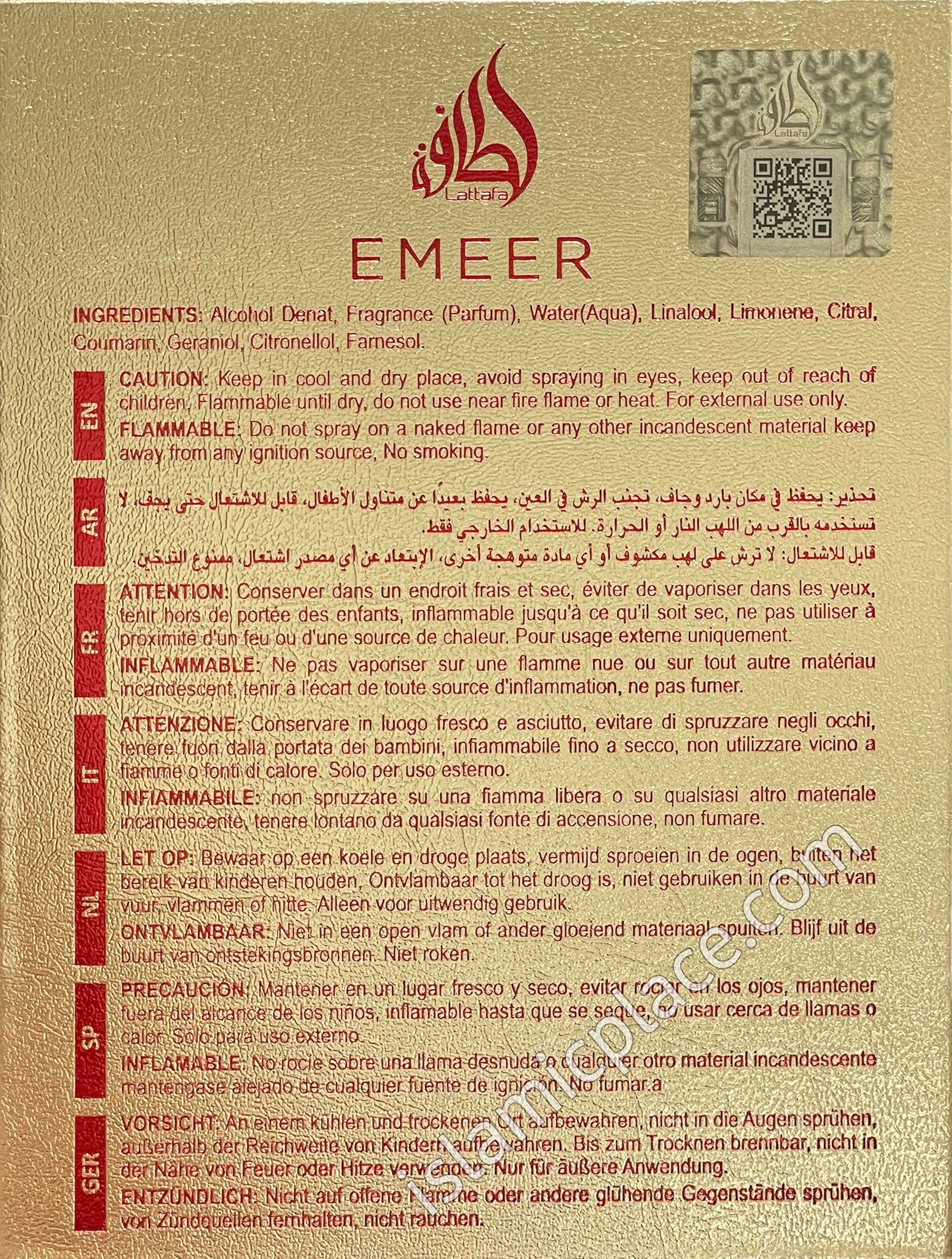 Emeer - Perfume by Lattafa 100ml