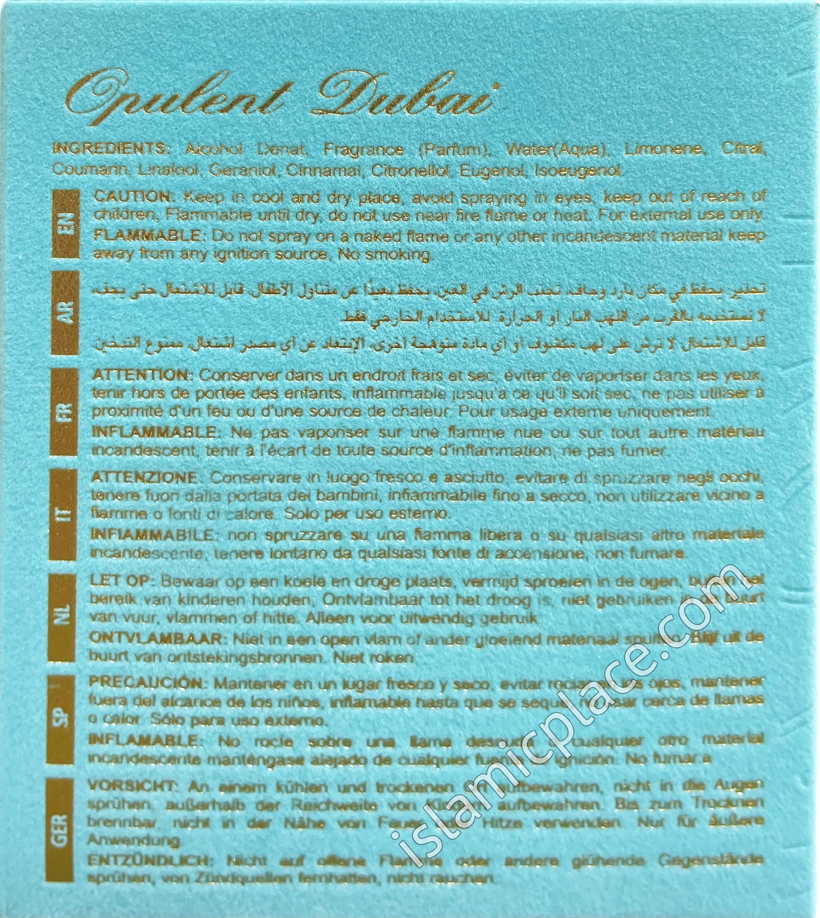 Opulent Dubai - Perfume by Lattafa 100ml