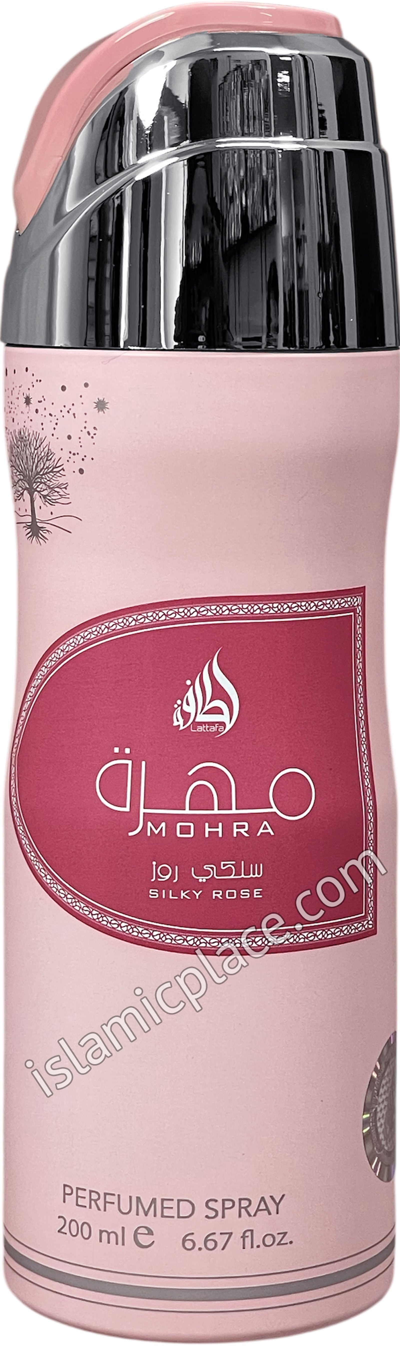 Mohra Silky Rose - Perfumed Deodorant Spray (200 ml) by Lattafa
