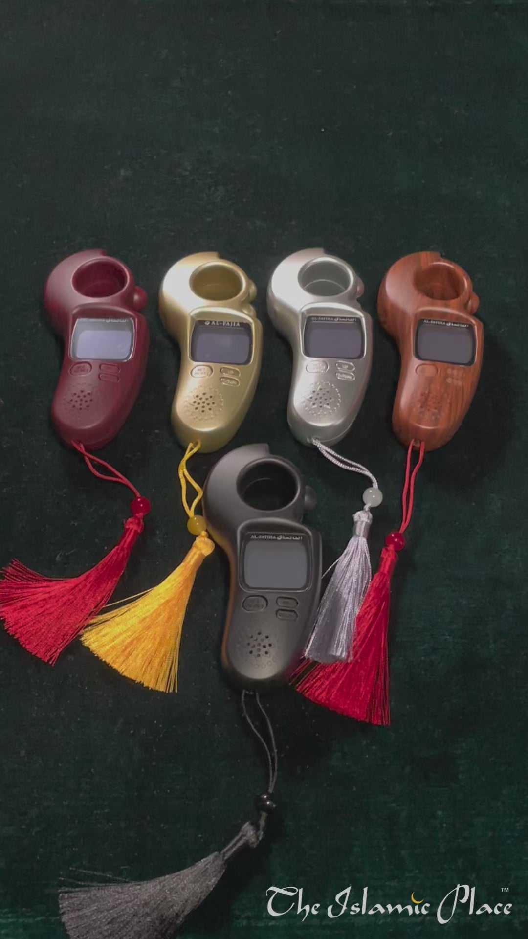 Black - Electronic Tasbih with Azan and Prayer Times Reminder