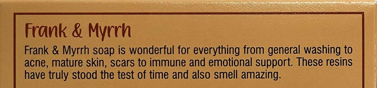 Frank & Myrrh Soap - 5 oz bar by Mine Botanicals