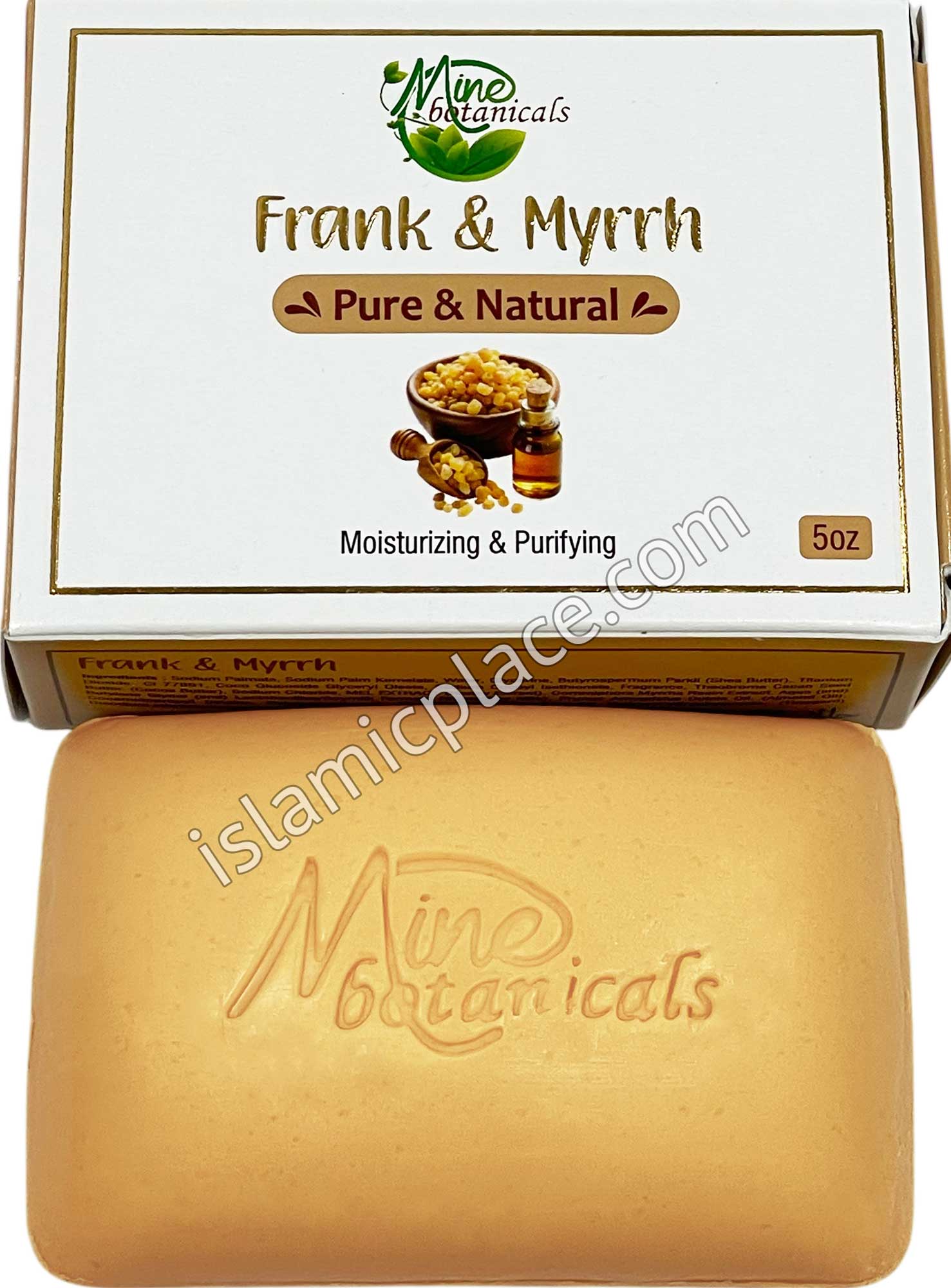 Frank & Myrrh Soap - 5 oz bar by Mine Botanicals