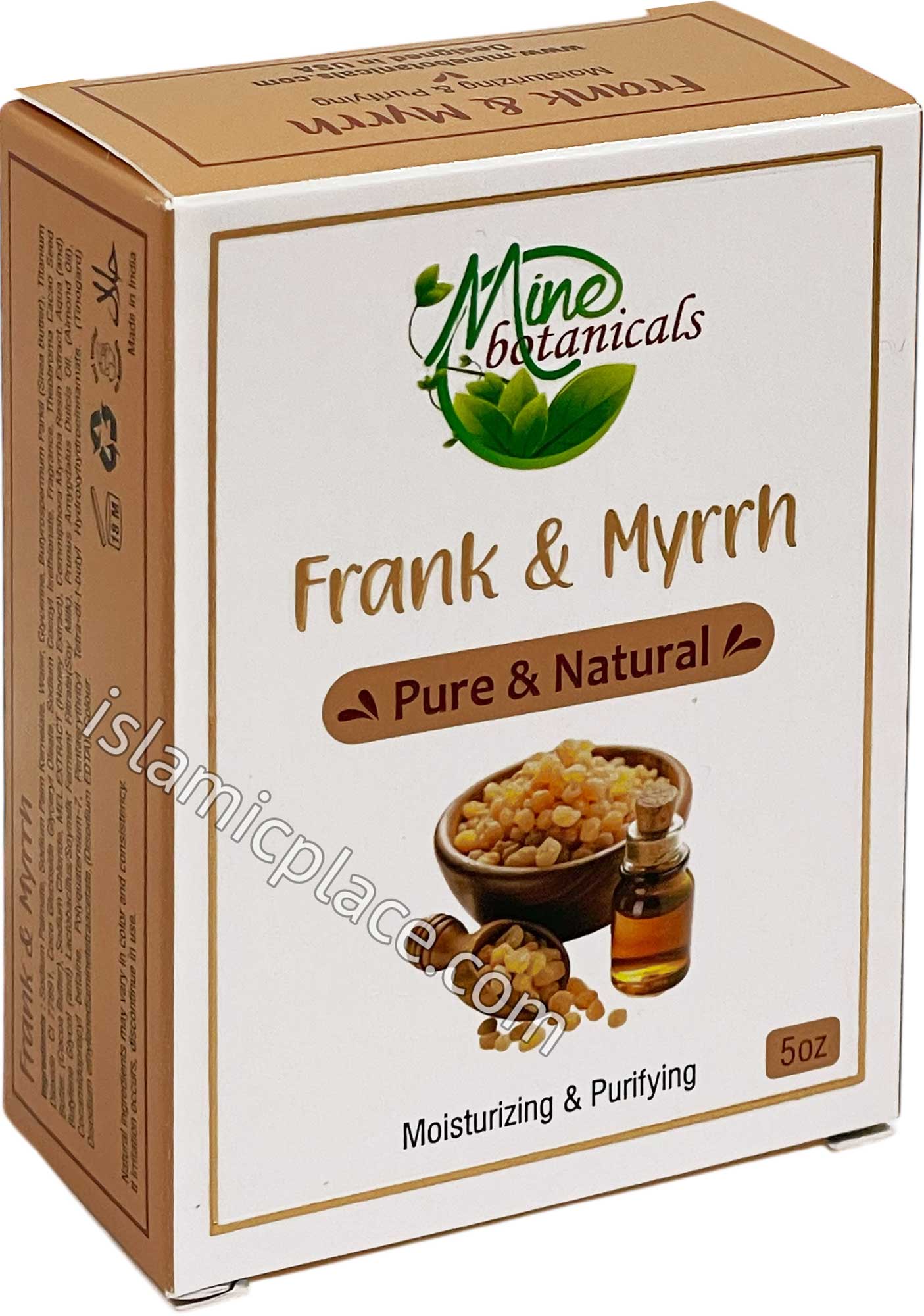 Frank & Myrrh Soap - 5 oz bar by Mine Botanicals