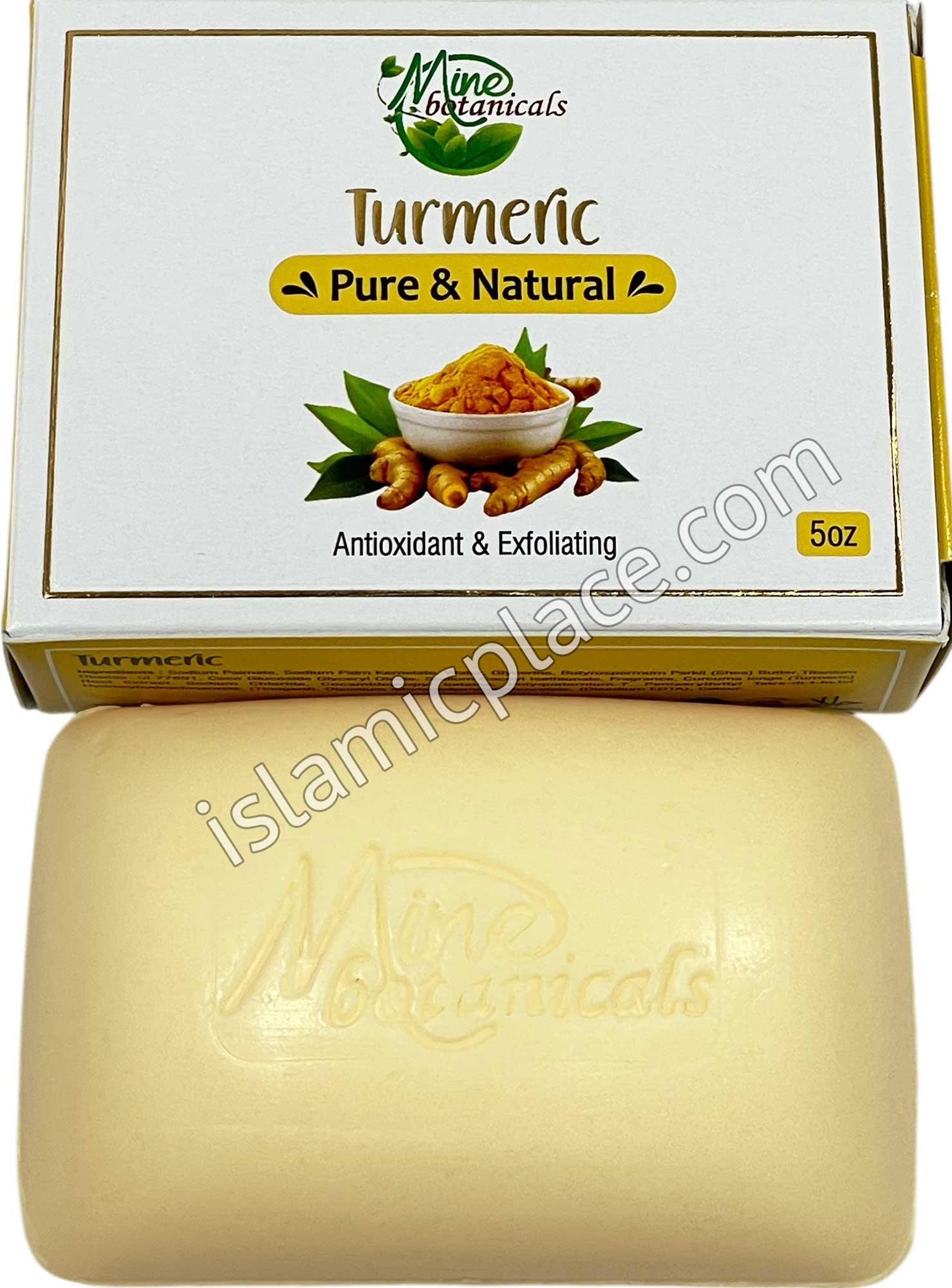 Turmeric Soap - 5 oz bar by Mine Botanicals