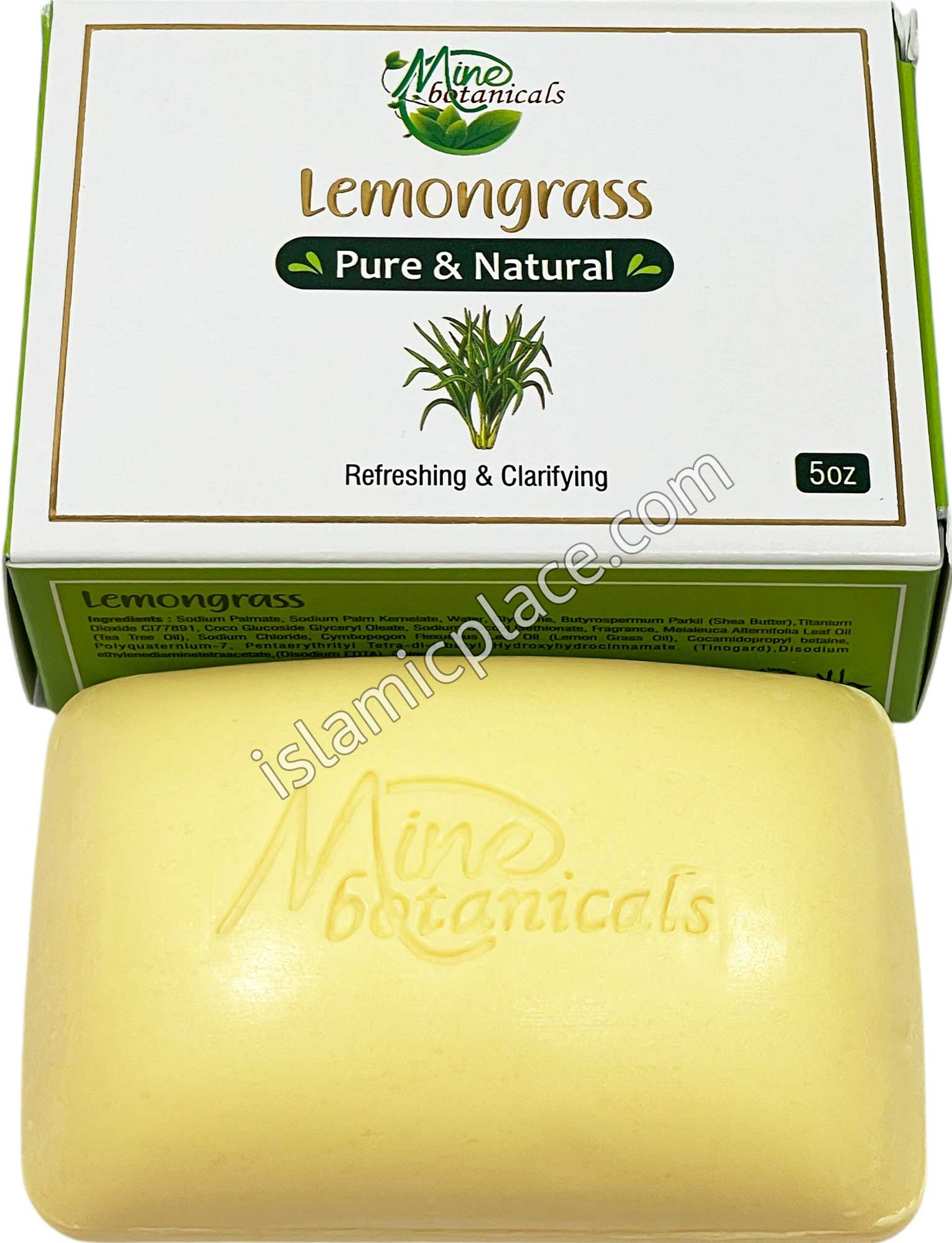 Lemongrass Soap - 5 oz bar by Mine Botanicals