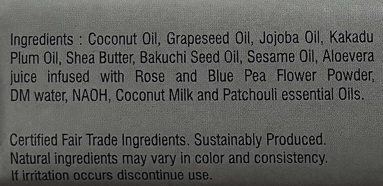 Patchouli Bar Soap with Coconut Milk & Jojoba - 8 oz bar by Mine Botanicals