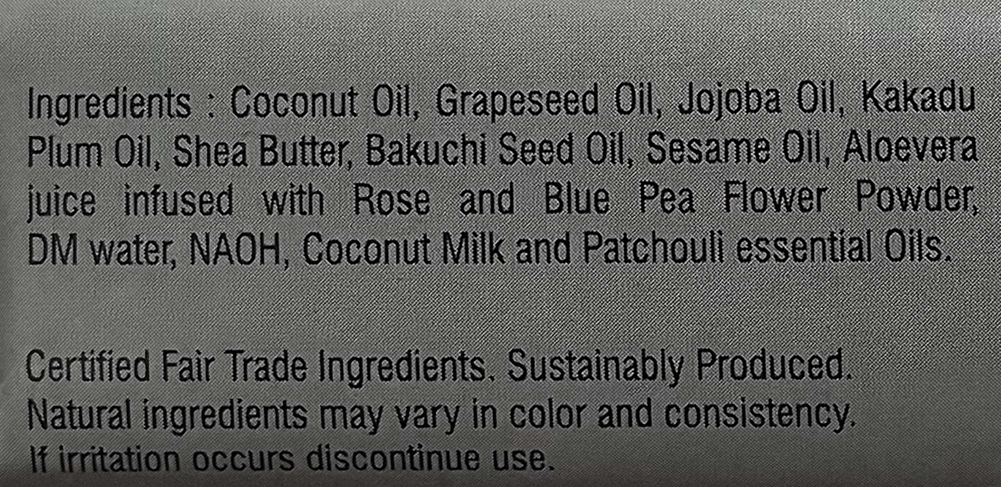 Patchouli Bar Soap with Coconut Milk & Jojoba - 8 oz bar by Mine Botanicals