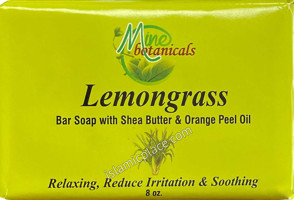 Lemongrass Bar Soap with Shea Butter &amp; Orange Peel Oil - 8 oz bar by Mine Botanicals
