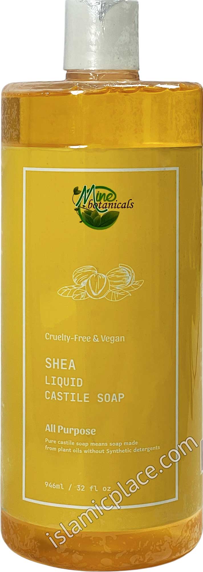 Shea - Pure Liquid Castile Soap - 32 oz by Mine Botanicals