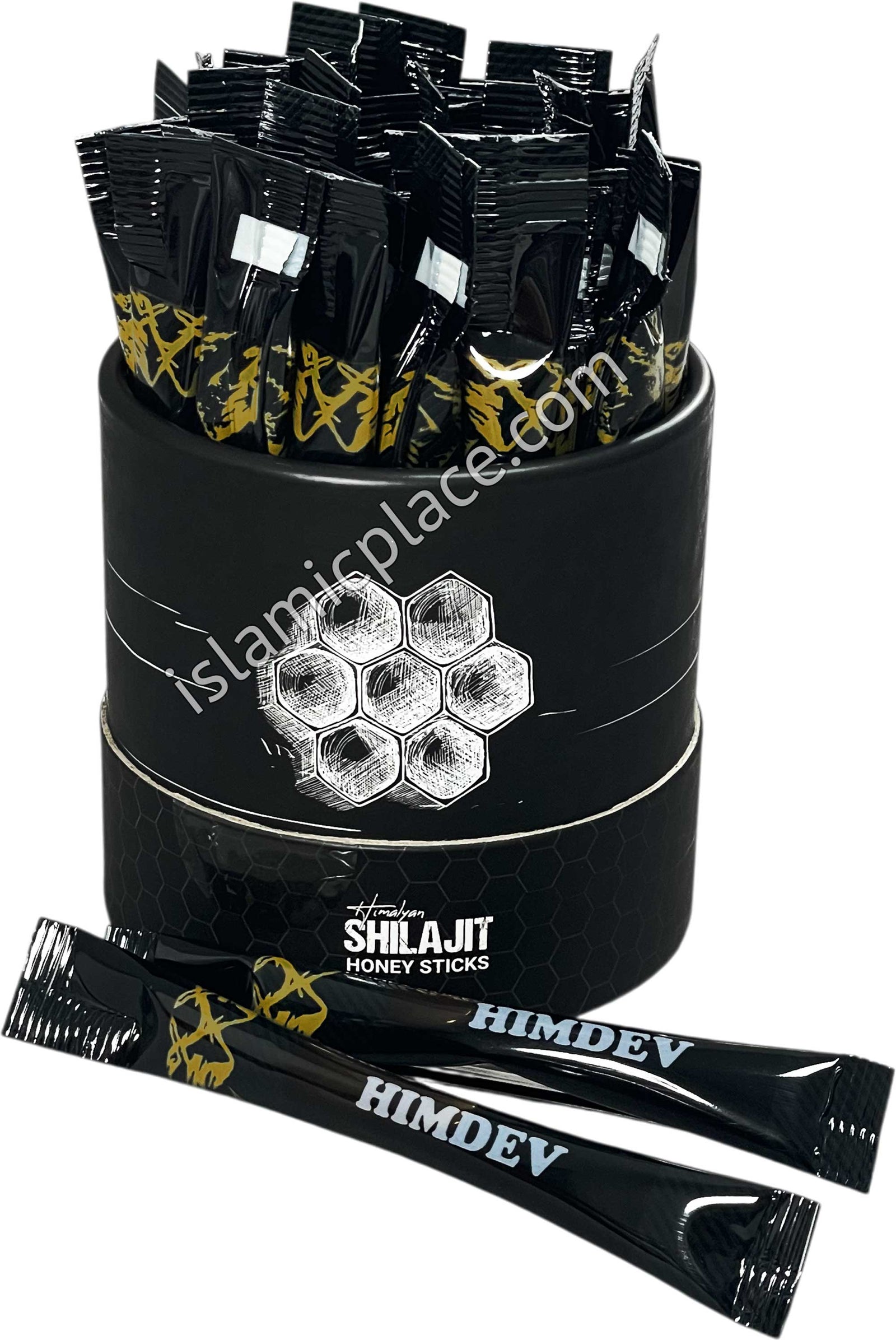 Himalayan Shilajit Honey Sticks with 75%+ Fulvic Acid - 40 Sticks