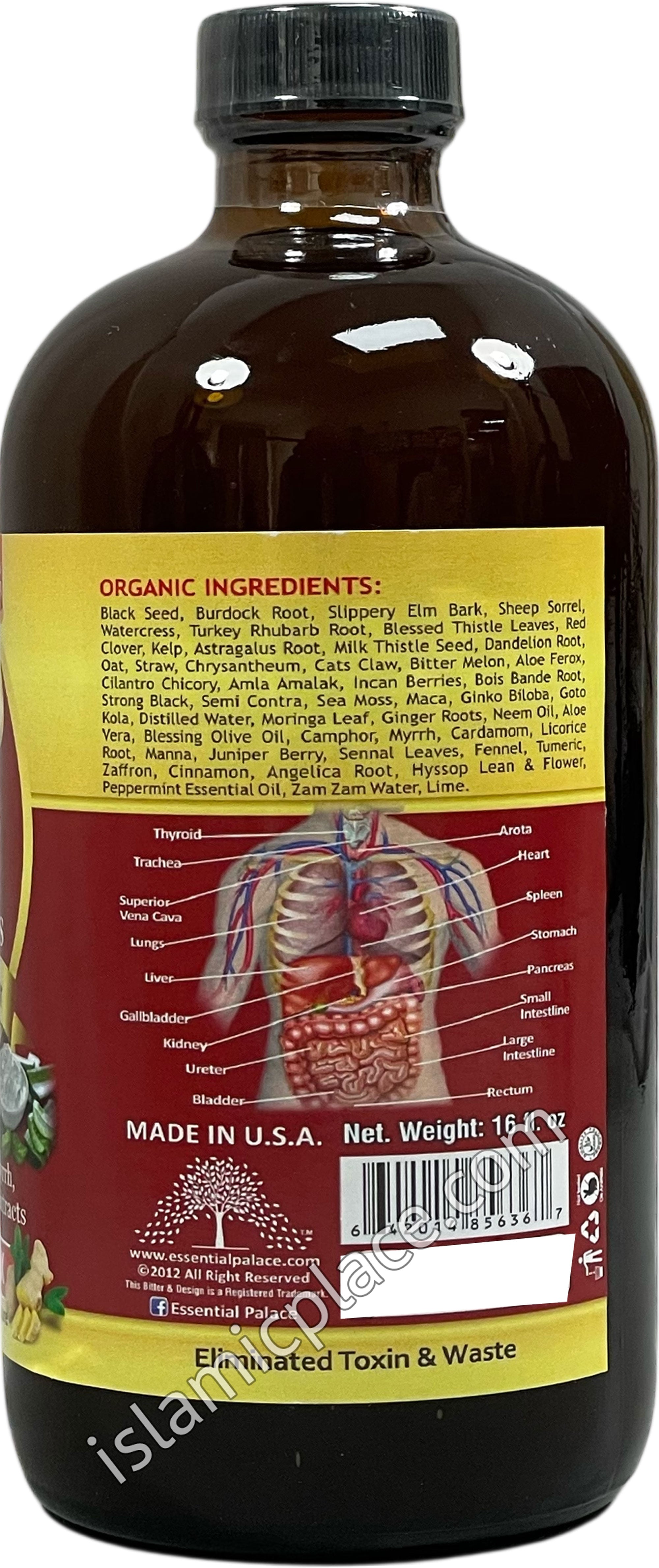 Organic Black Seed Living Bitters 16 oz