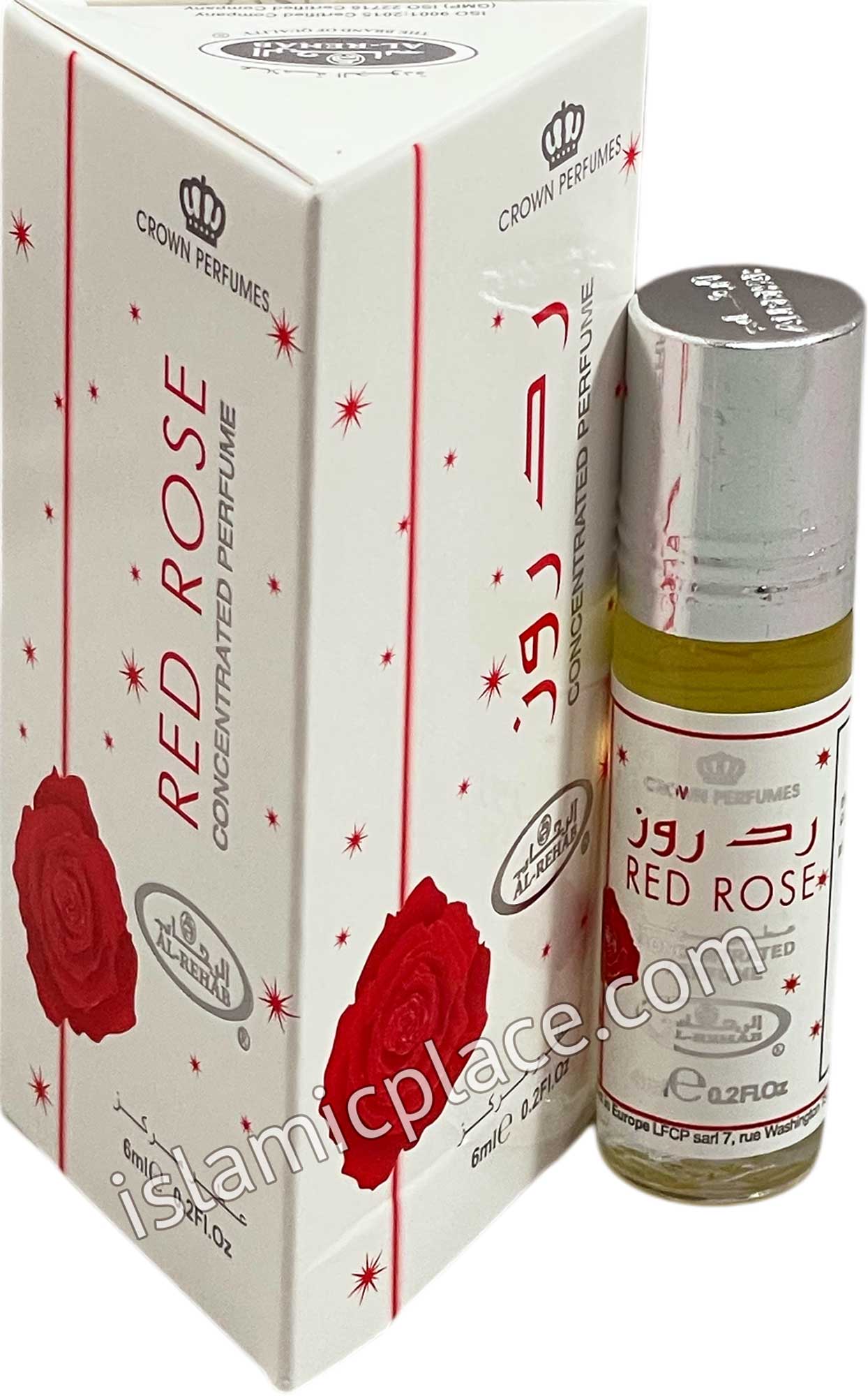 Red Rose - Perfume Oil by Al-Rehab Crown Perfumes 6ml Roll-on