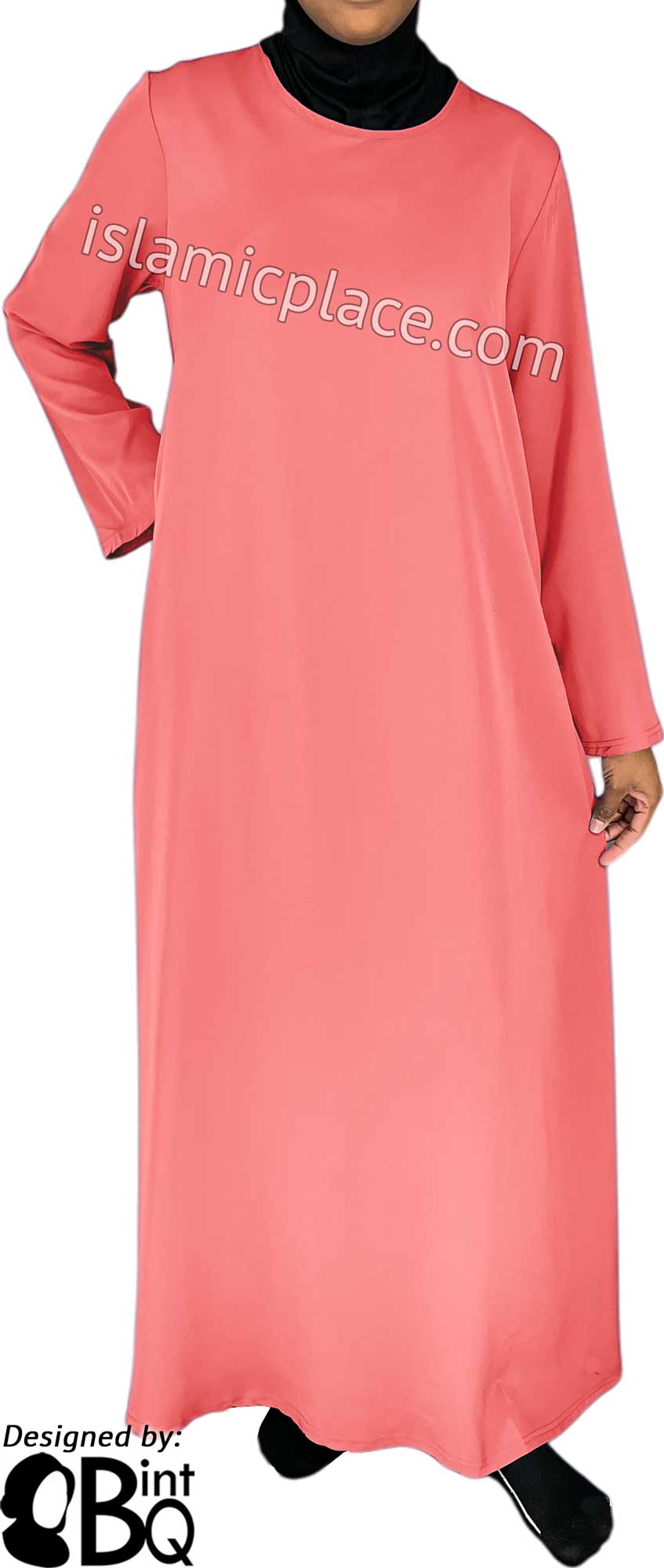 Blushing Pink - Basics Plain Abaya by BintQ