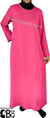 Flamingo Pink - Basics Plain Abaya by BintQ
