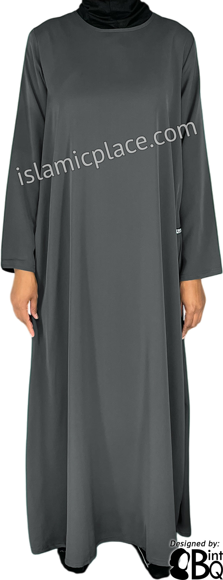 Graphite - Basics Plain Abaya by BintQ