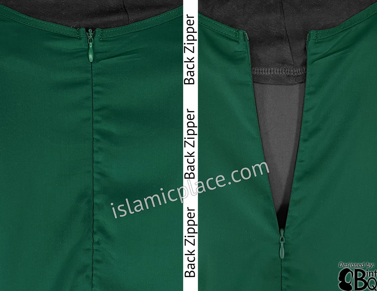 Hunter Green - Basics Plain Abaya by BintQ