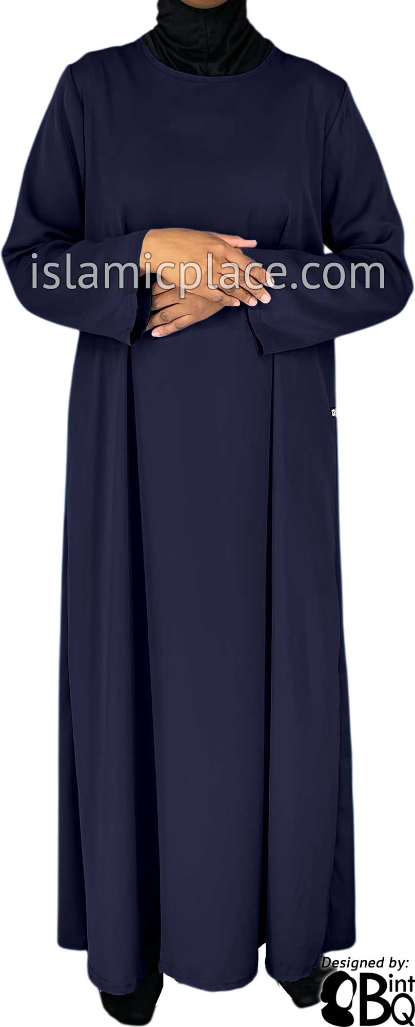 Navy - Basics Plain Abaya by BintQ