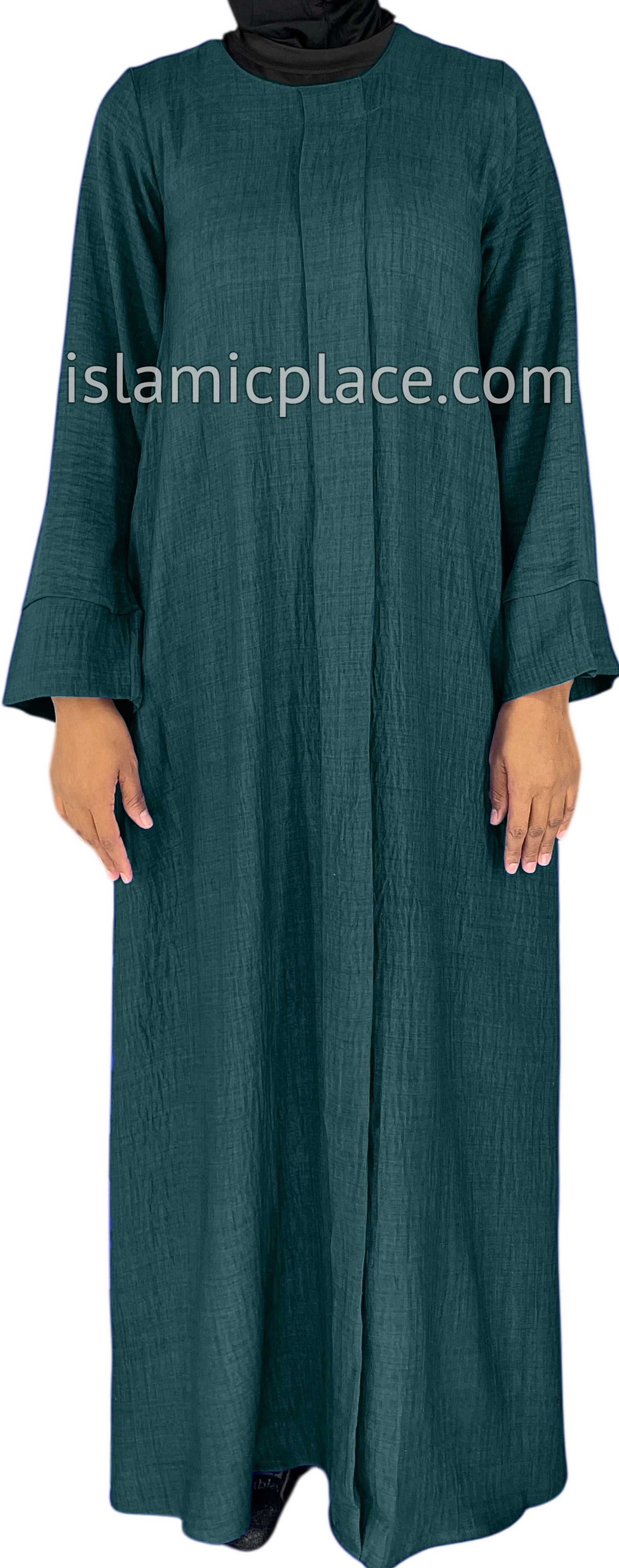 Teal Blue - Layla Style Flowy Abaya