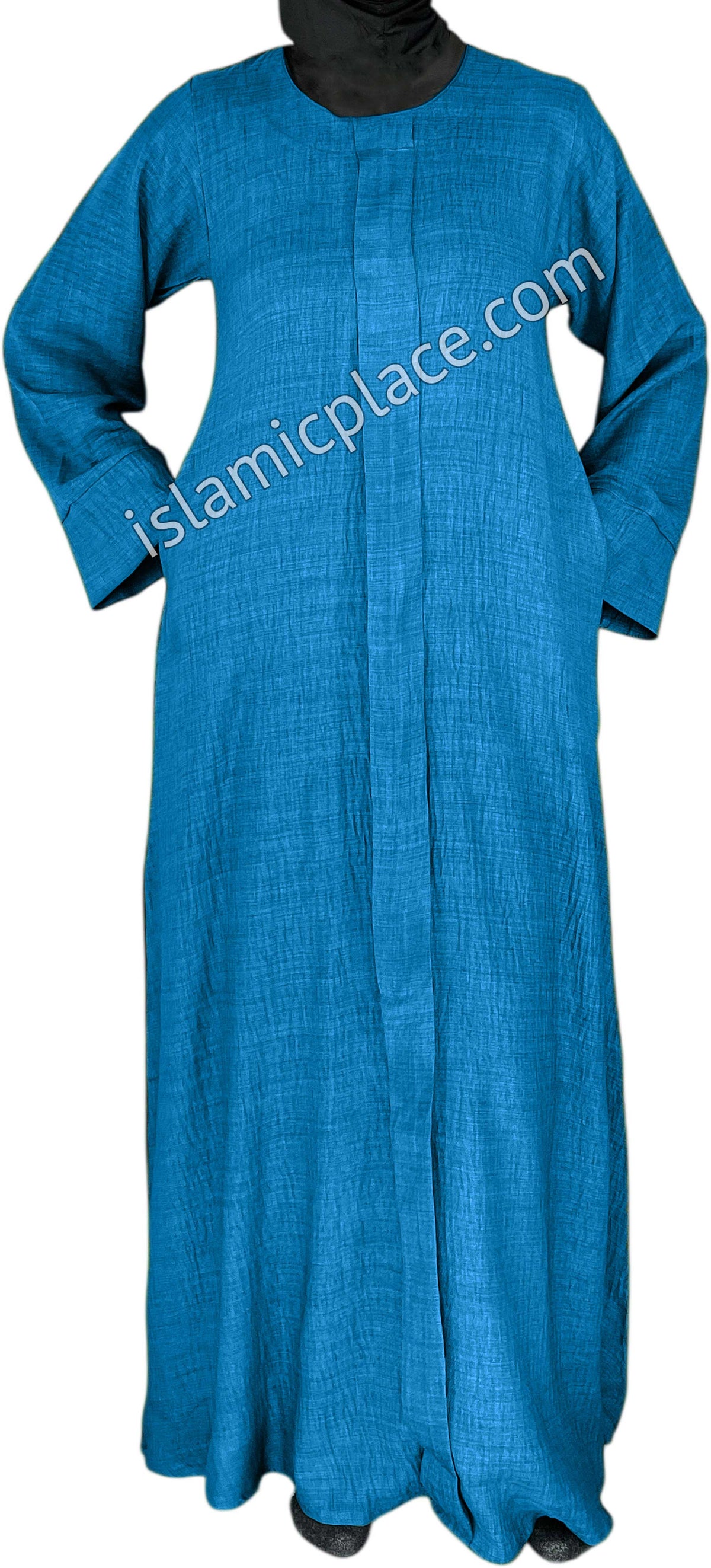 Aqua Blue - Layla Style Flowy Abaya