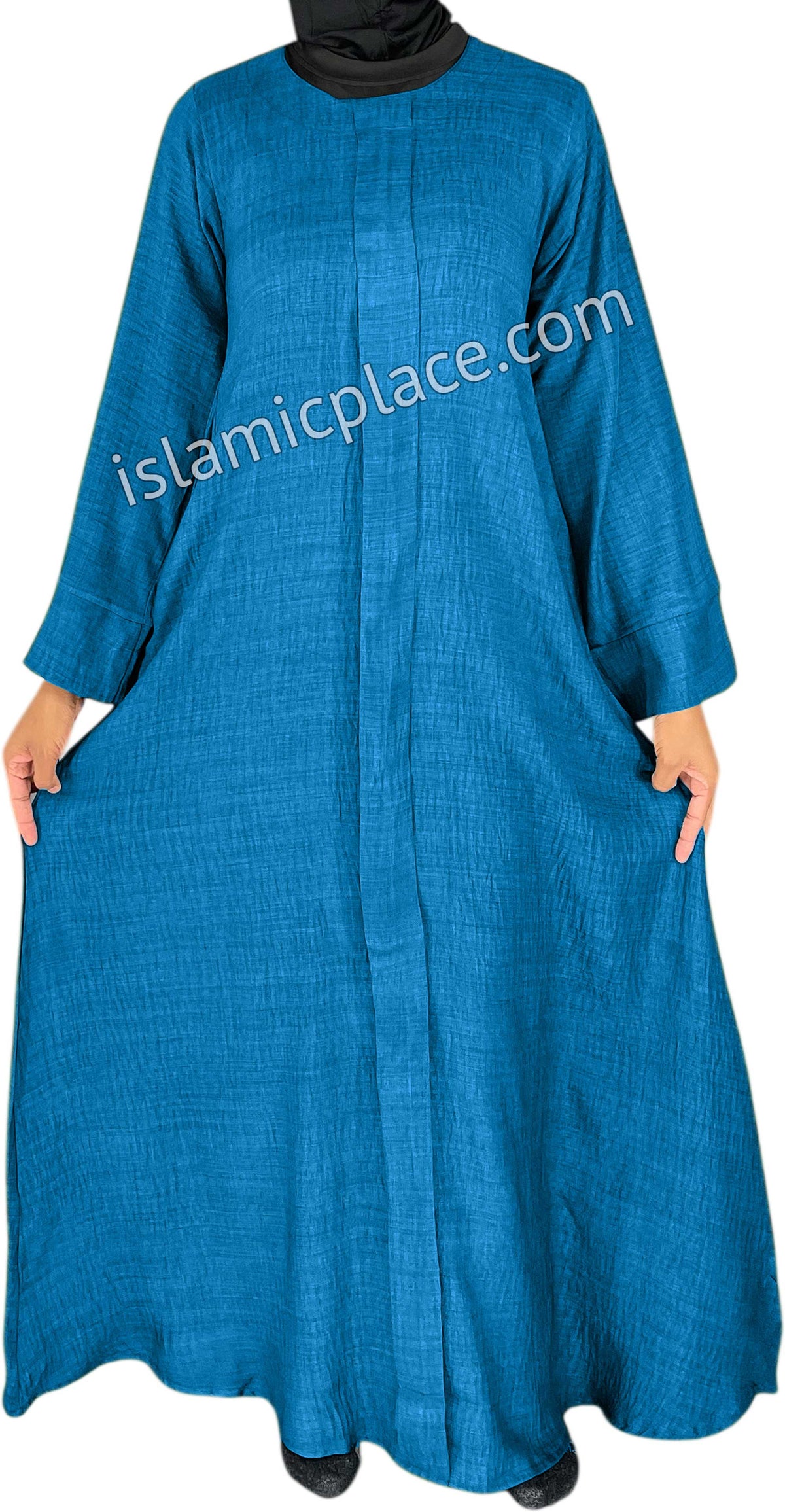 Aqua Blue - Layla Style Flowy Abaya