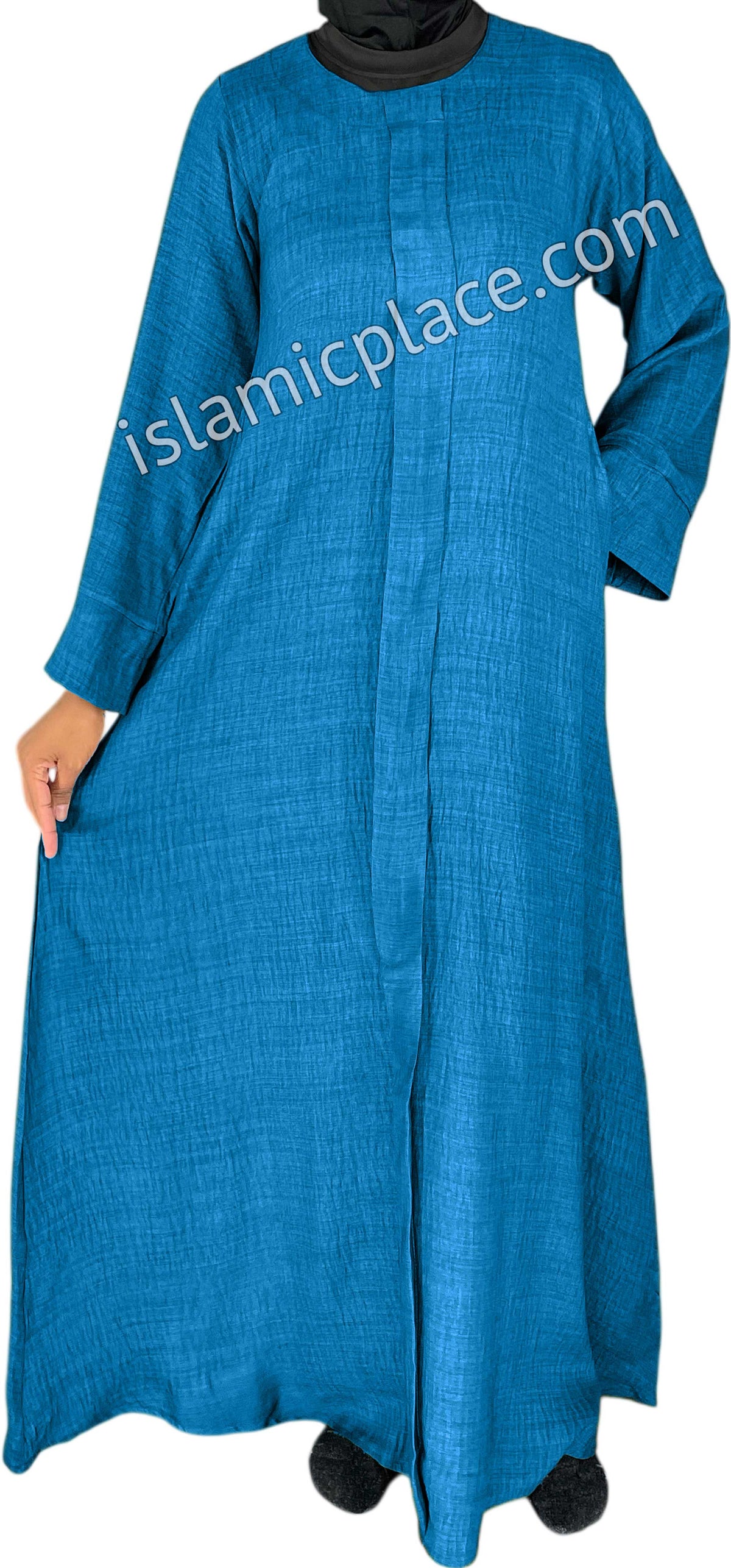 Aqua Blue - Layla Style Flowy Abaya