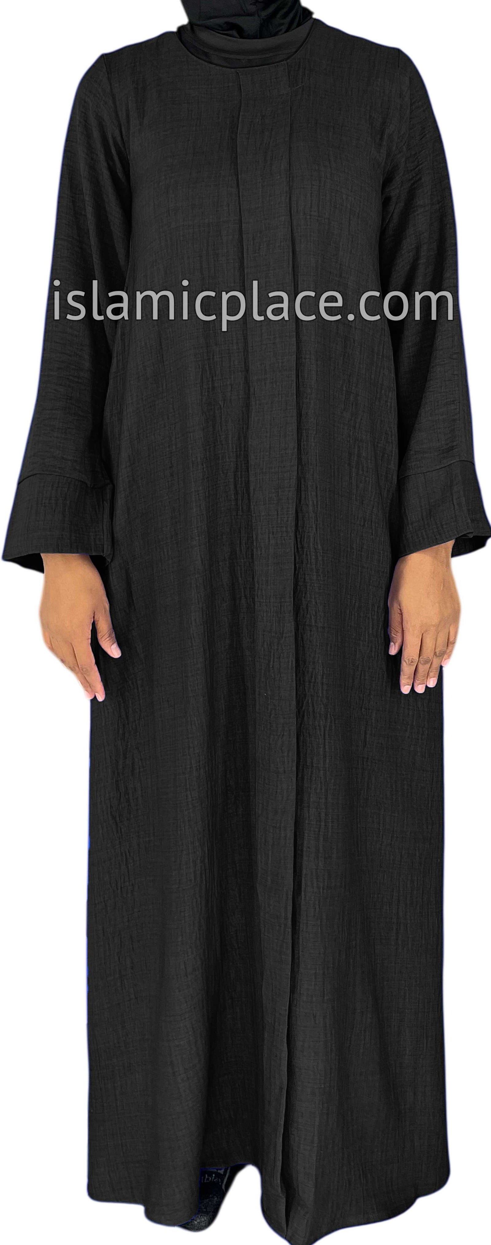 Black - Layla Style Flowy Abaya