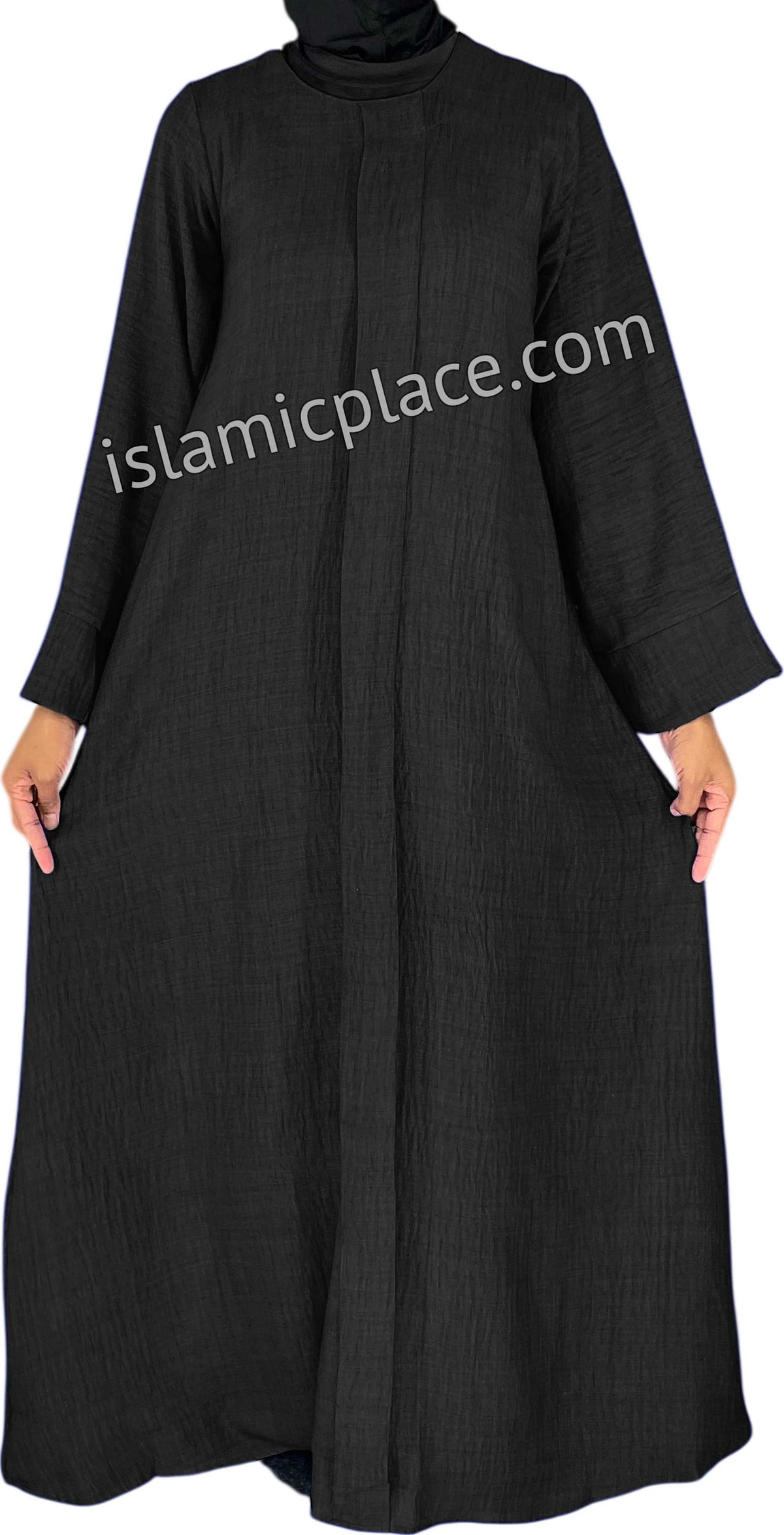 Black - Layla Style Flowy Abaya